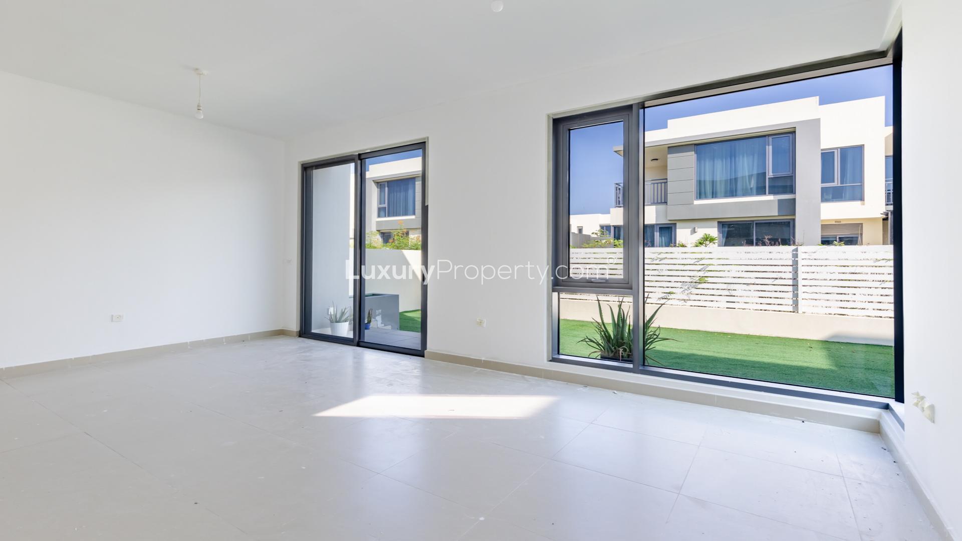 Modern Type 2E villa exterior in Maple 1, Dubai Hills Estate, for sale