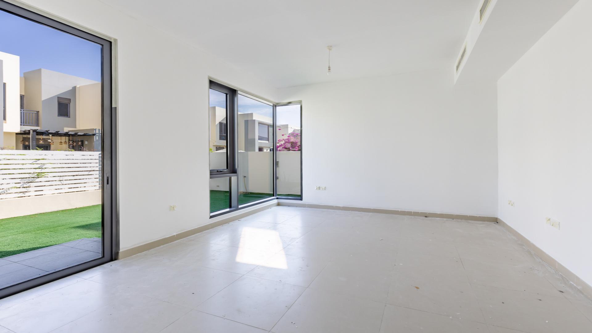 Spacious villa interior with large windows in Maple 1, Dubai Hills Estate, for sale