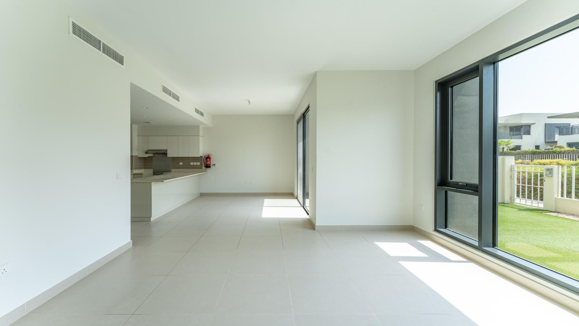 Single-row villa exterior with garden, Maple at Dubai Hills Estate, 4 bedrooms, for sale