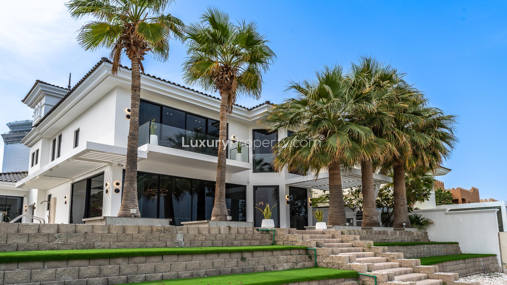 Premium 4-bedroom villa exterior at Garden Homes, Palm Jumeirah, for sale