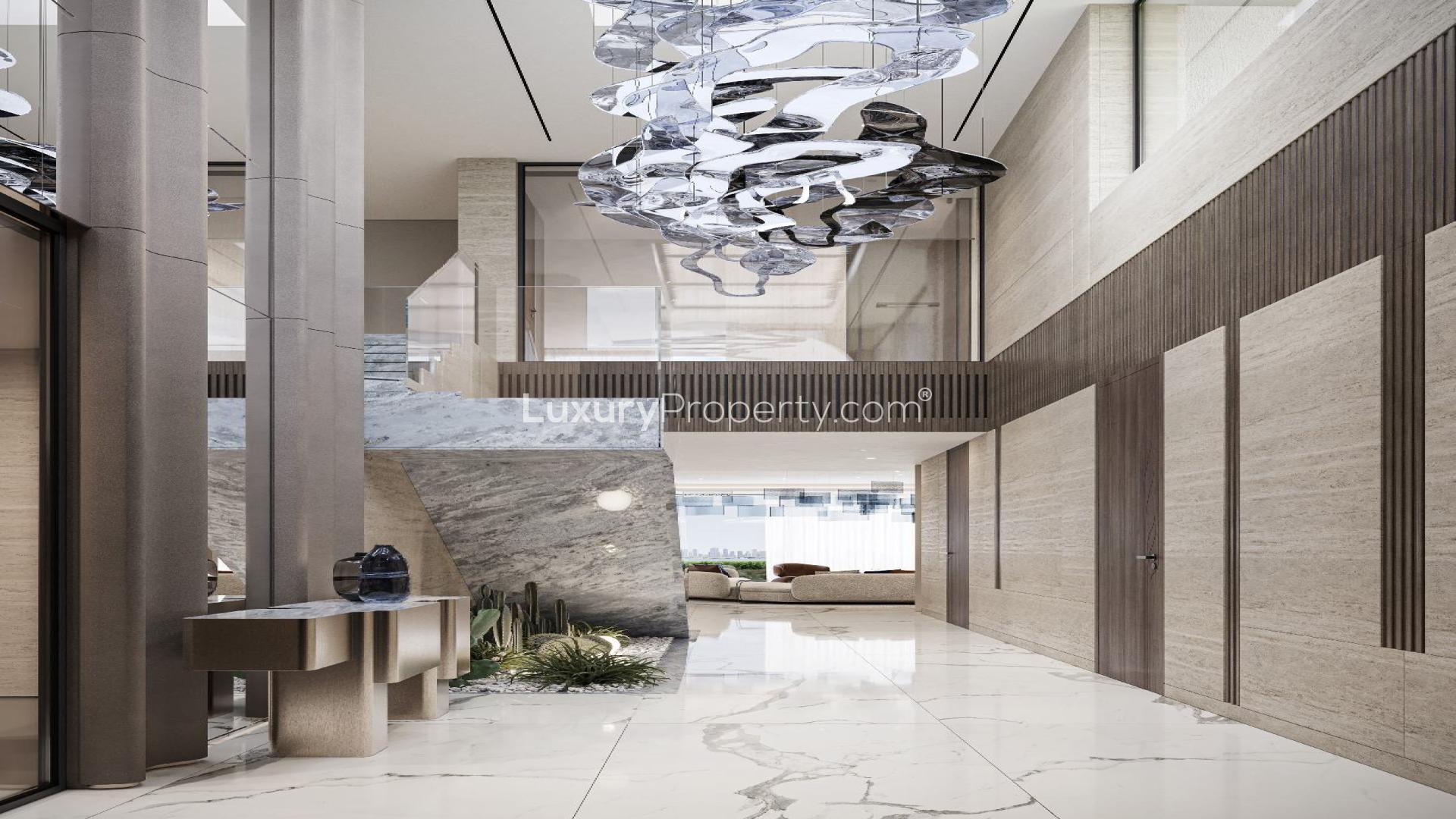 Luxurious 4-bedroom villa for sale in Garden Homes, Palm Jumeirah, featuring modern architecture