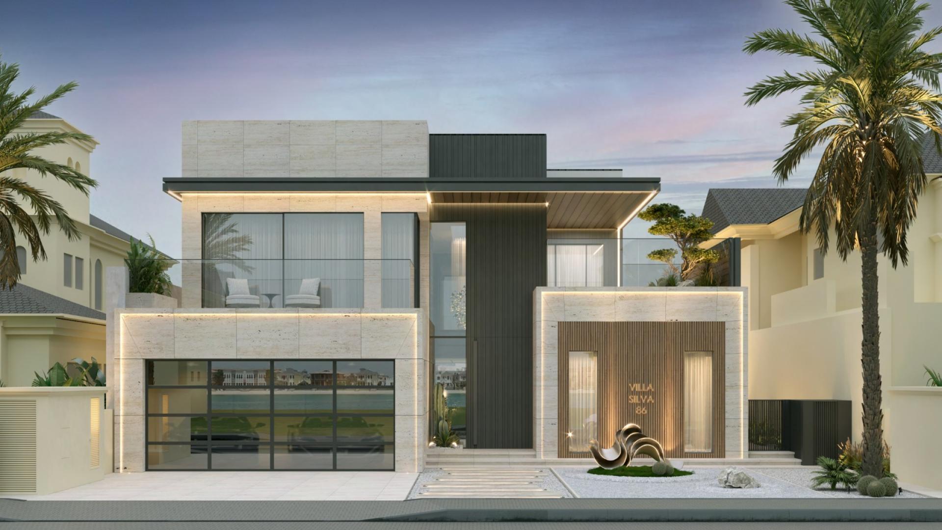 Luxurious 4-bedroom villa with pool in Palm Jumeirah, Garden Homes, for sale