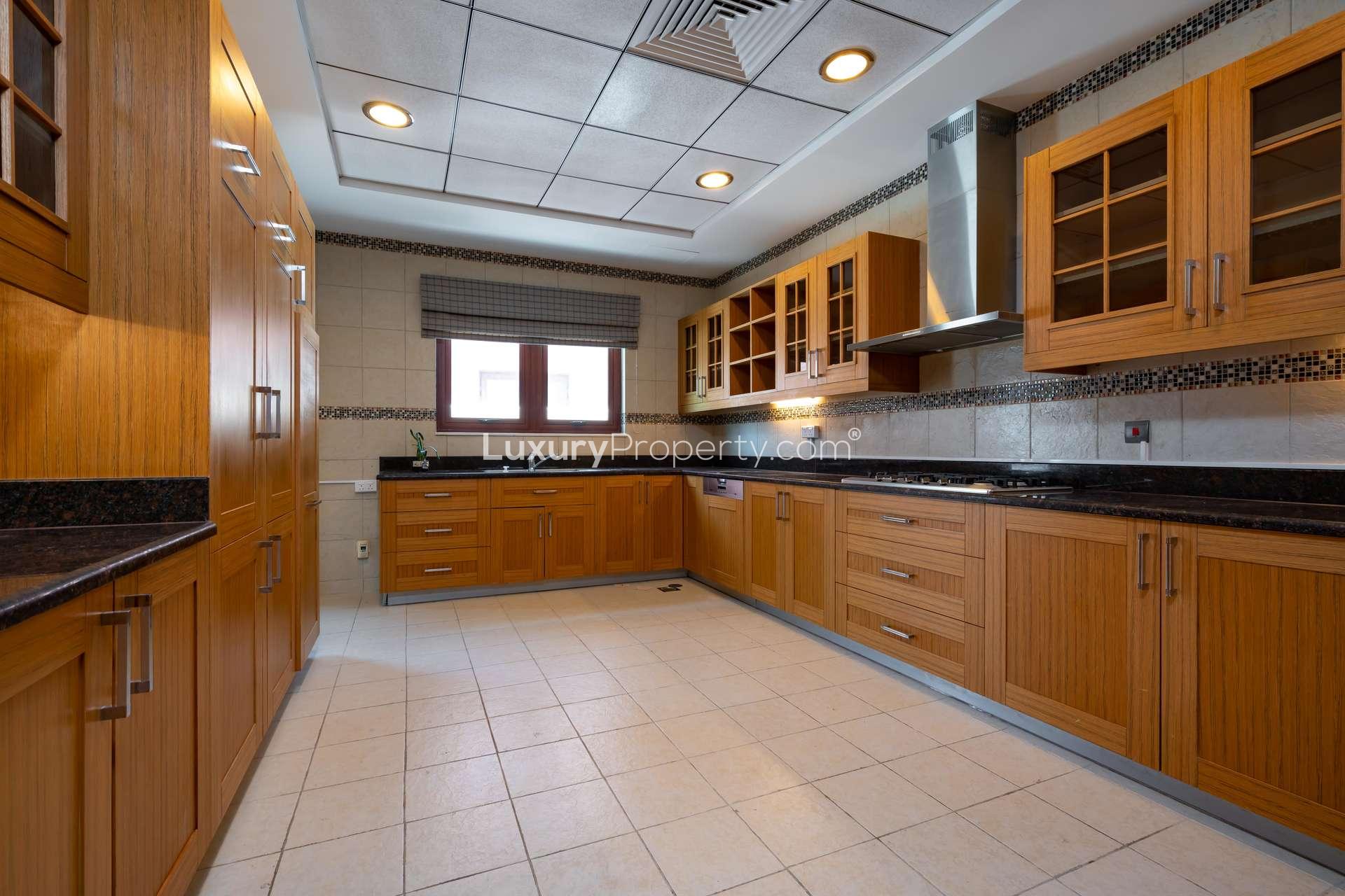 4-bedroom villa exterior in Orange Lake, Jumeirah Golf Estates, available for rent