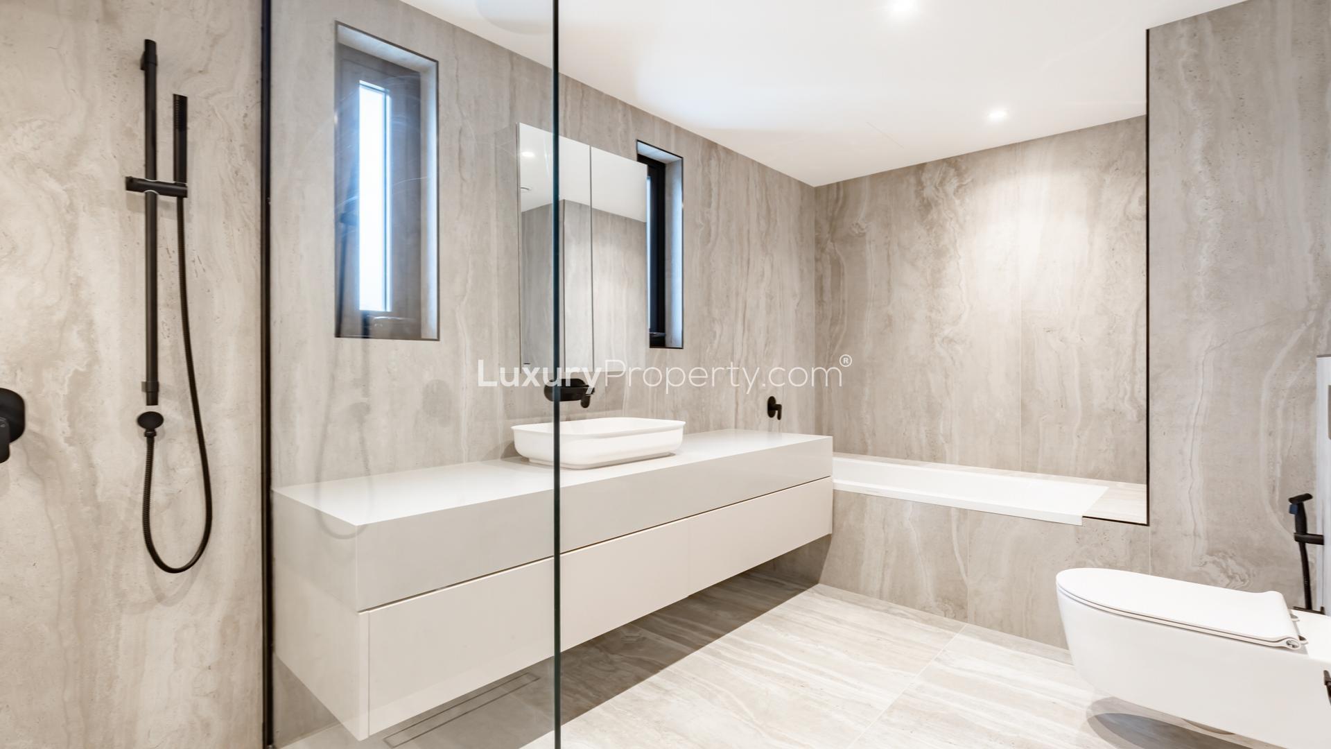 Modern bathroom in 5-bedroom villa for sale