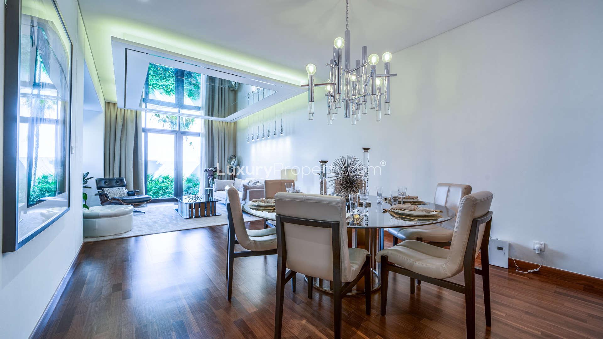 Luxurious living room in 4-bed villa, Piccadilly Green, Damac Hills, Dubailand, for sale