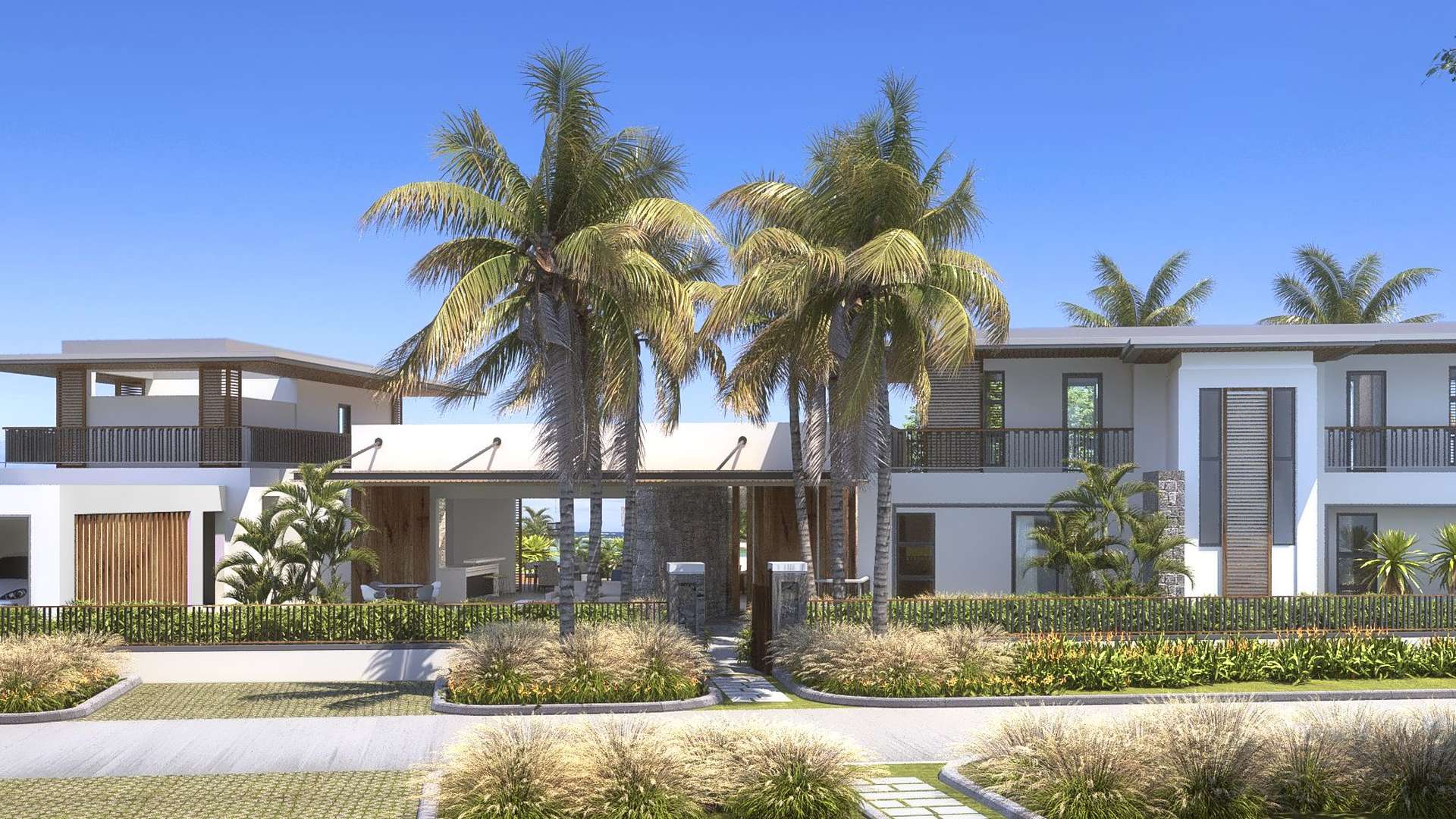 Luxurious five-bedroom villa with pool and sea views in Anahita, Mauritius for sale