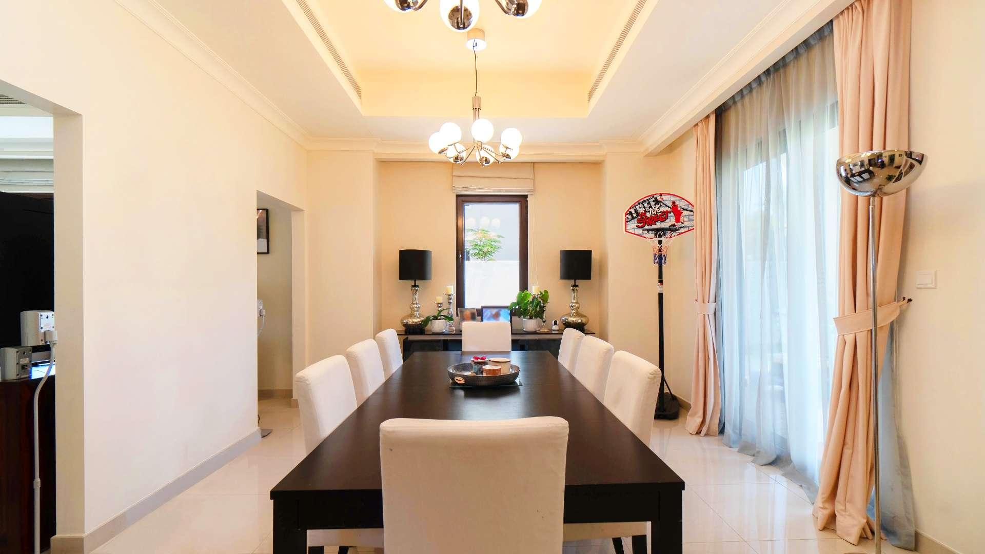 Elegant living room in Type 1 villa, Rosa, Arabian Ranches 2, with modern decor