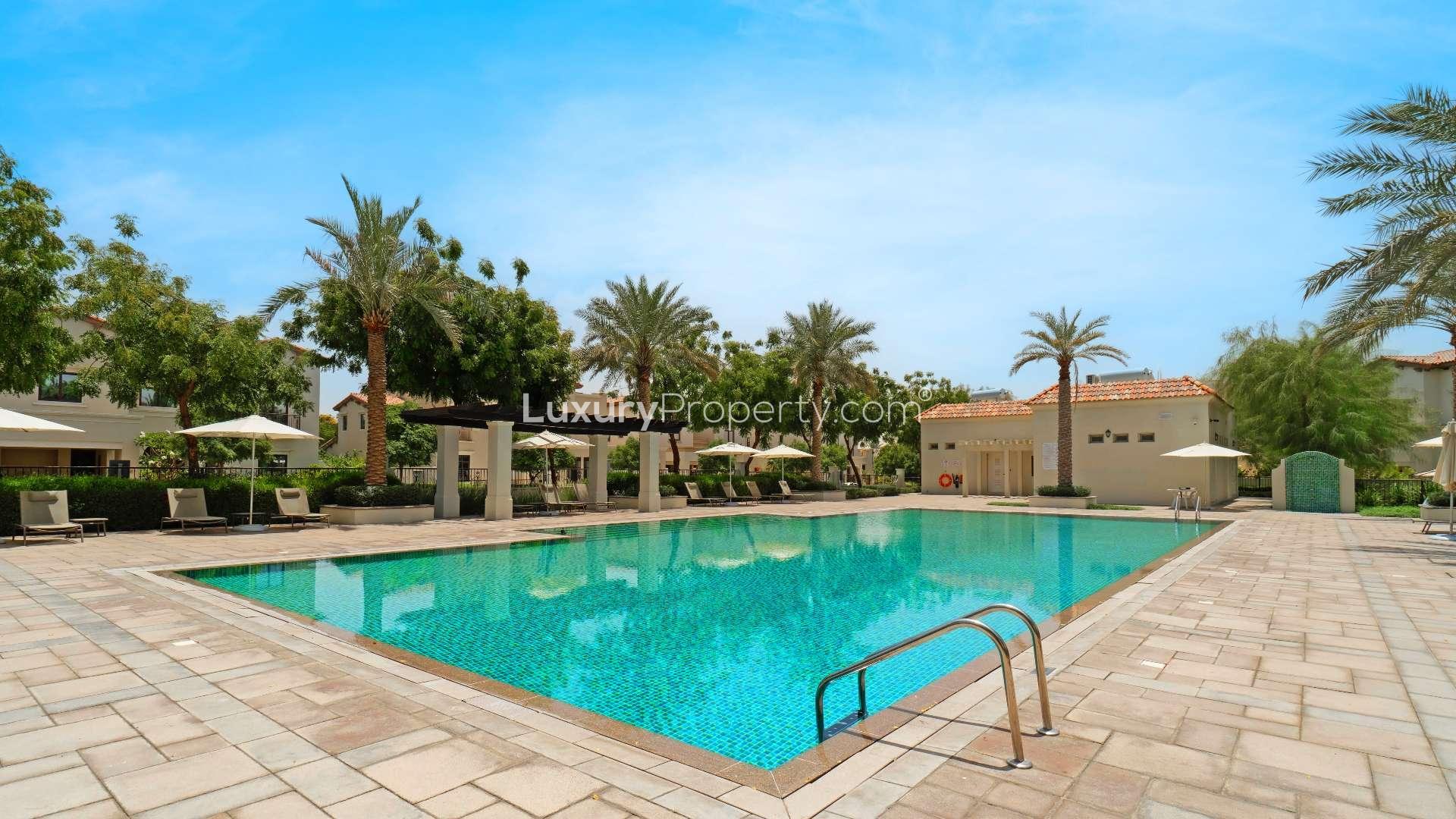 Elegant dining room in 4-bedroom villa, Rosa, Arabian Ranches 2, for sale