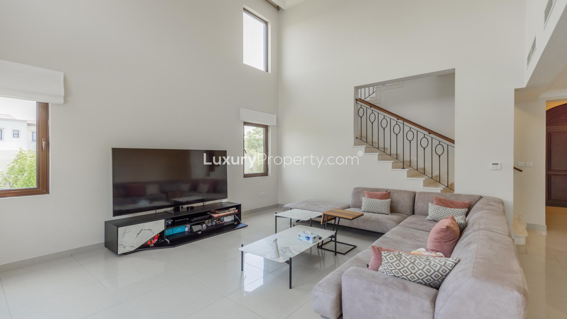 Exterior entrance of Type 2 corner villa, Rosa, Arabian Ranches 2, for sale