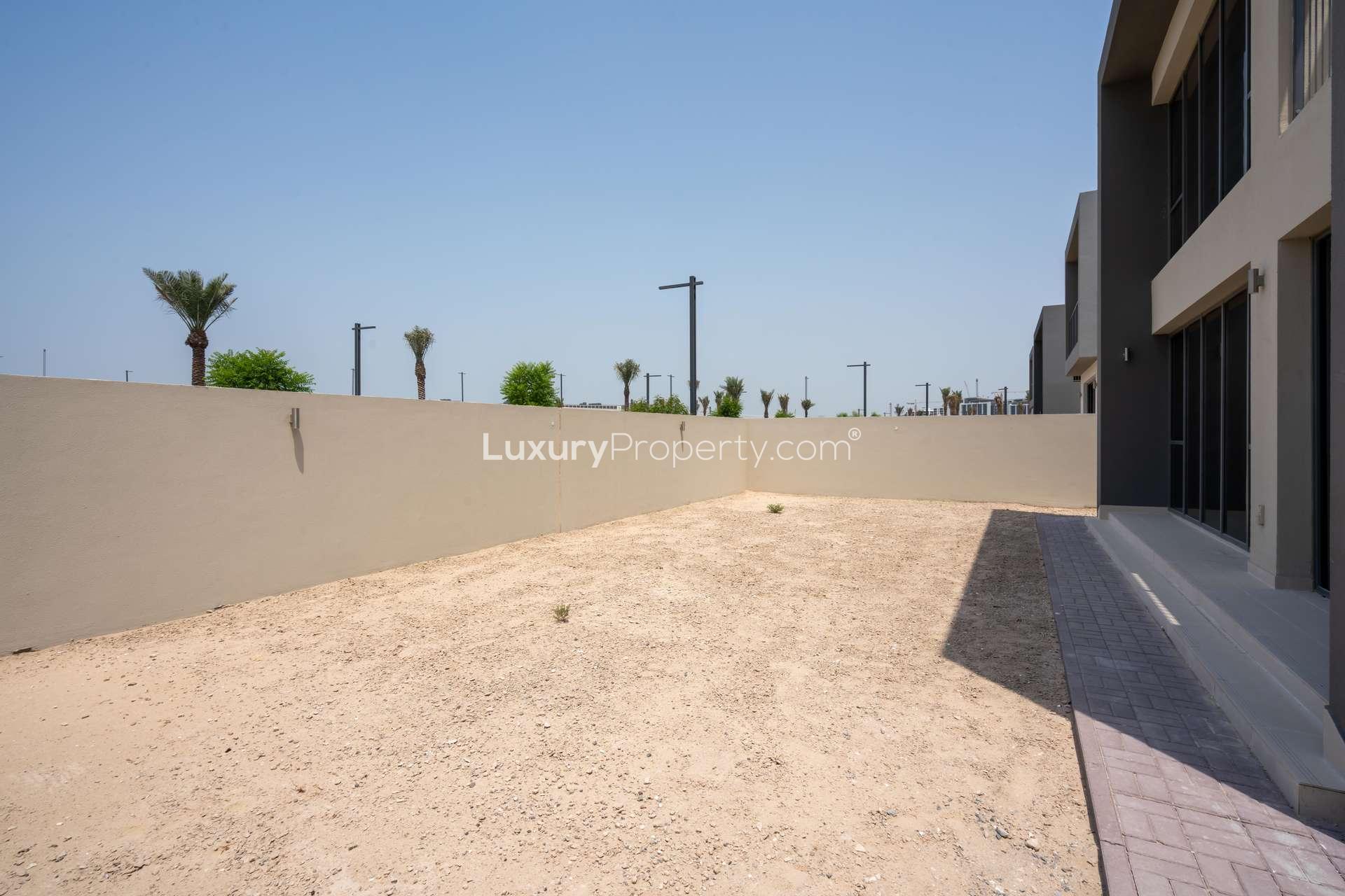 Modern 4-bedroom Sidra Villa for sale in Dubai Hills Estate, featuring sleek architecture