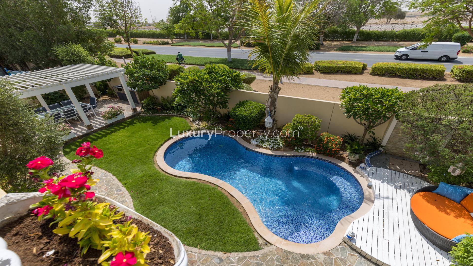 Spacious Arabian Ranches villa with private pool and garden in Terra Nova community