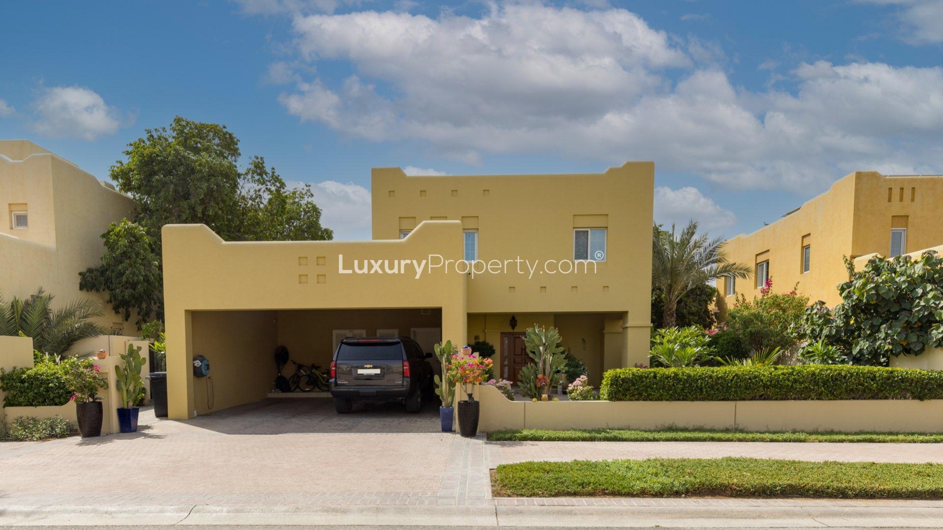 Beautiful Type 10 Villa exterior in Terra Nova, Arabian Ranches community, for sale
