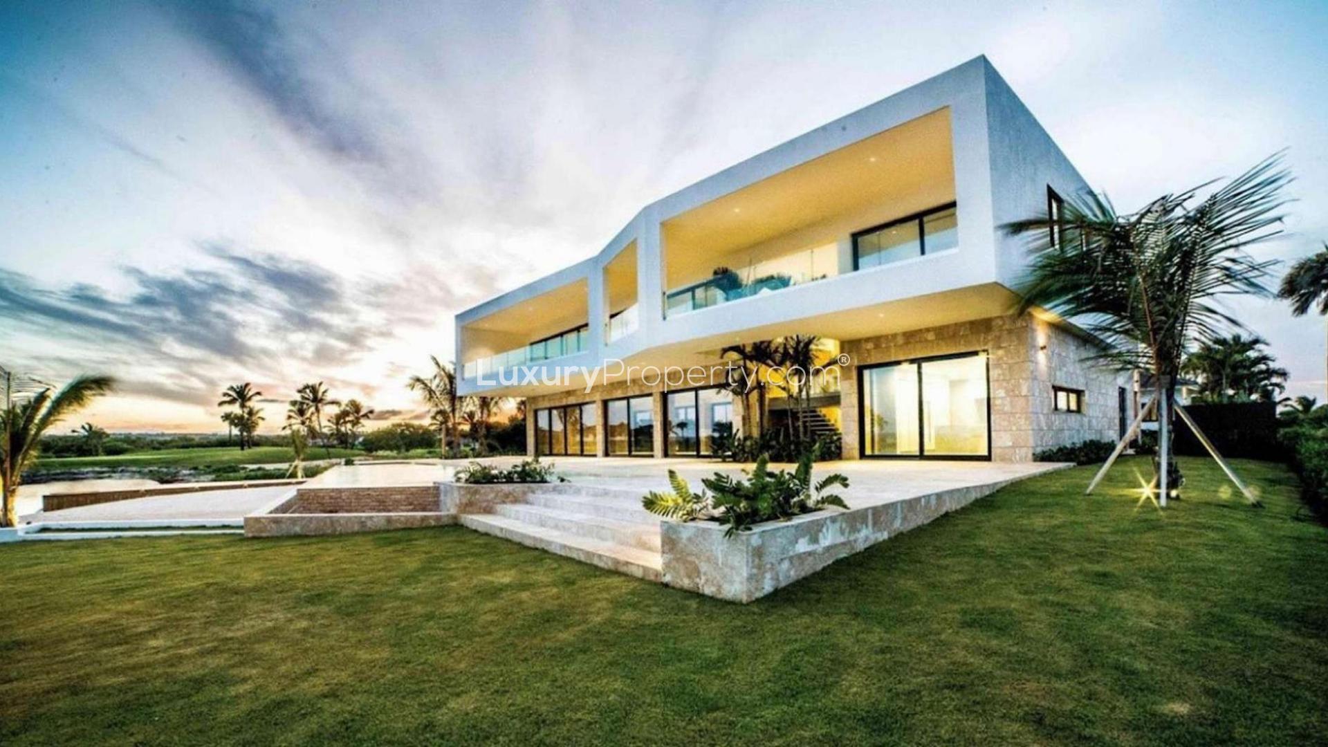 Luxurious Villa Cayuco 16 exterior with pool, Cap Cana, Punta Cana, for sale