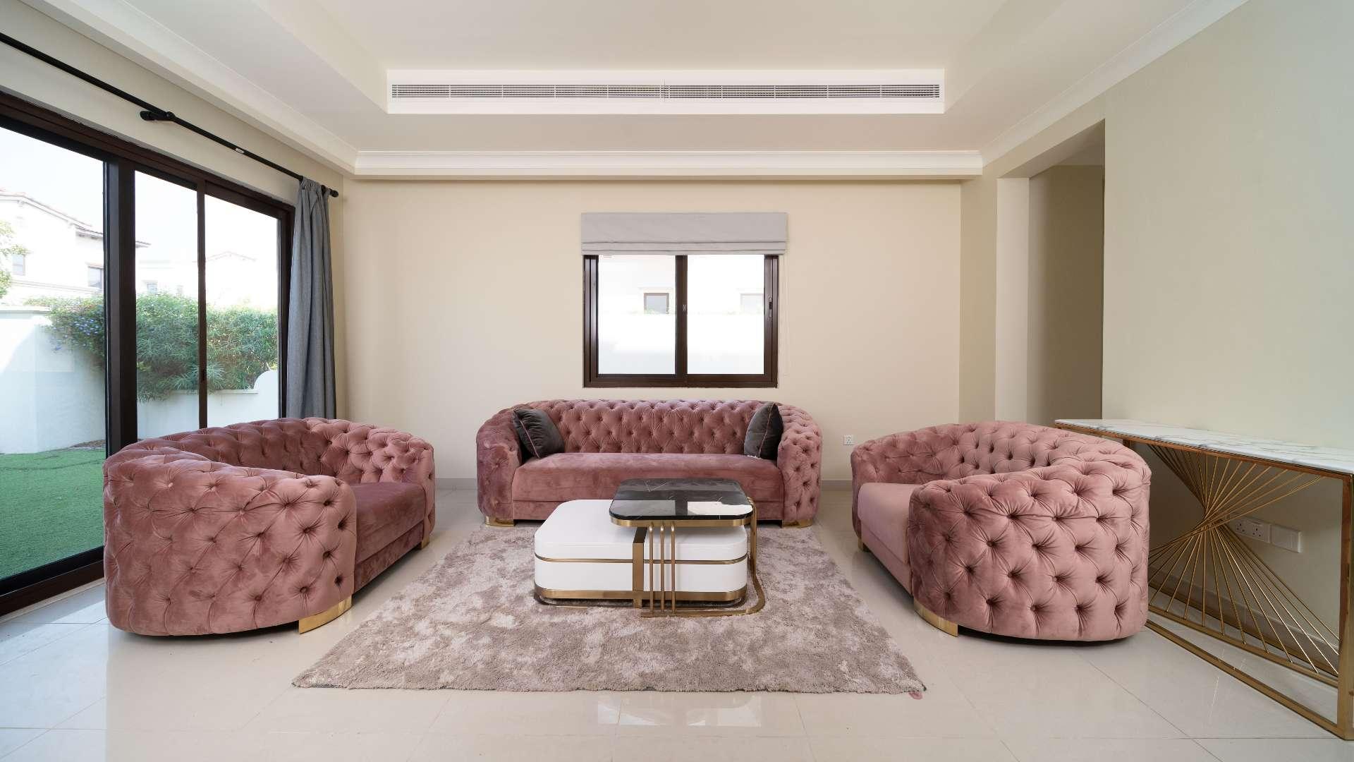 Modern kitchen and living area in a furnished villa, Rasha, Arabian Ranches 2