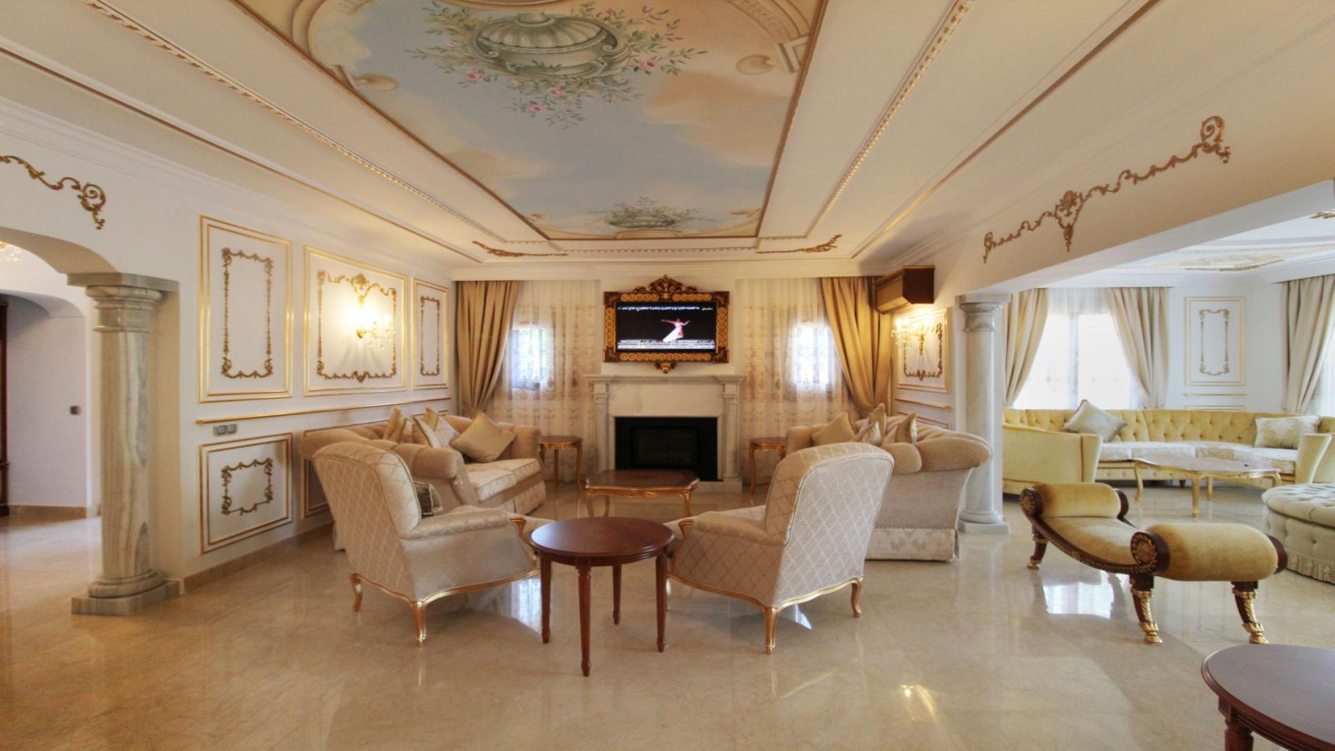 Luxury villa garden view in Guadalmina Baja, Málaga, near beach, Spain