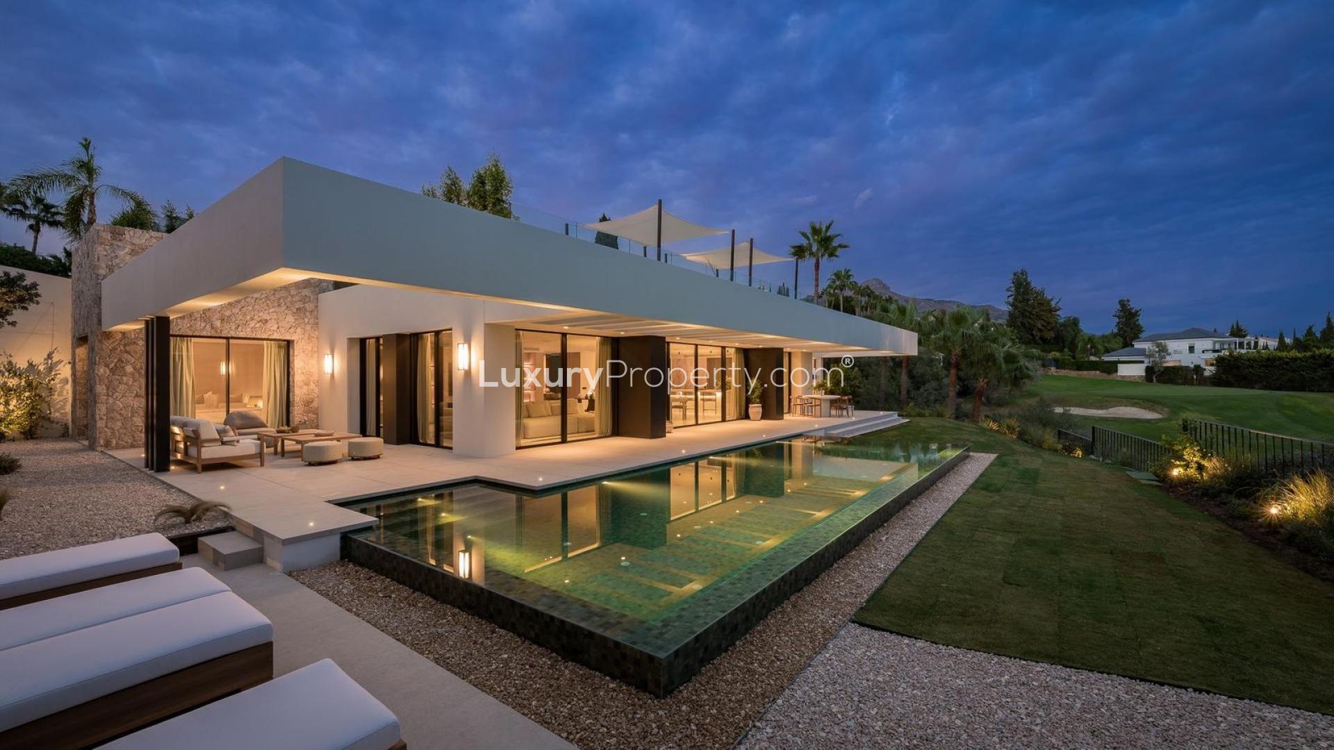 Stunning four-bedroom villa with pool in Marbella’s Golf Valley, Málaga, for sale