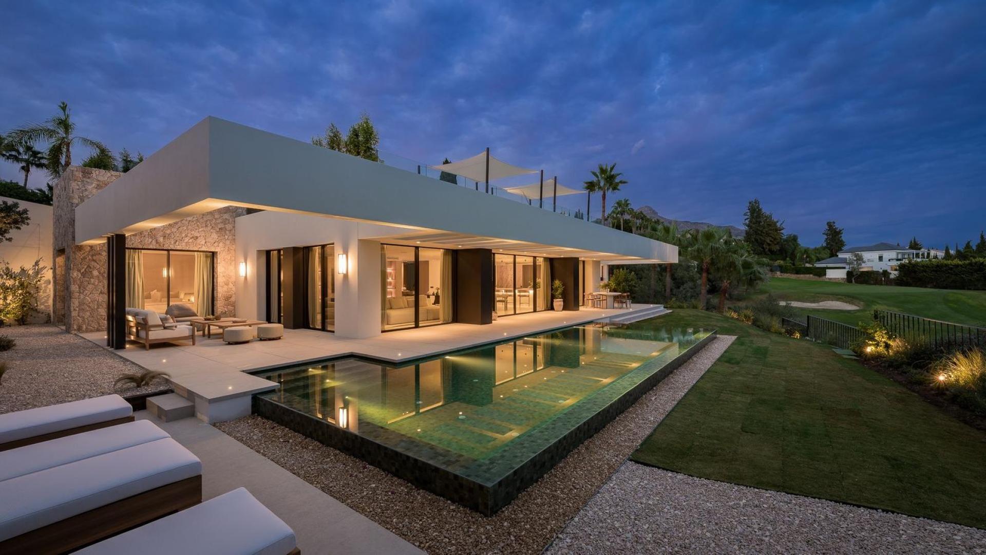 Stunning four-bedroom villa with pool in Marbella’s Golf Valley, Málaga, for sale