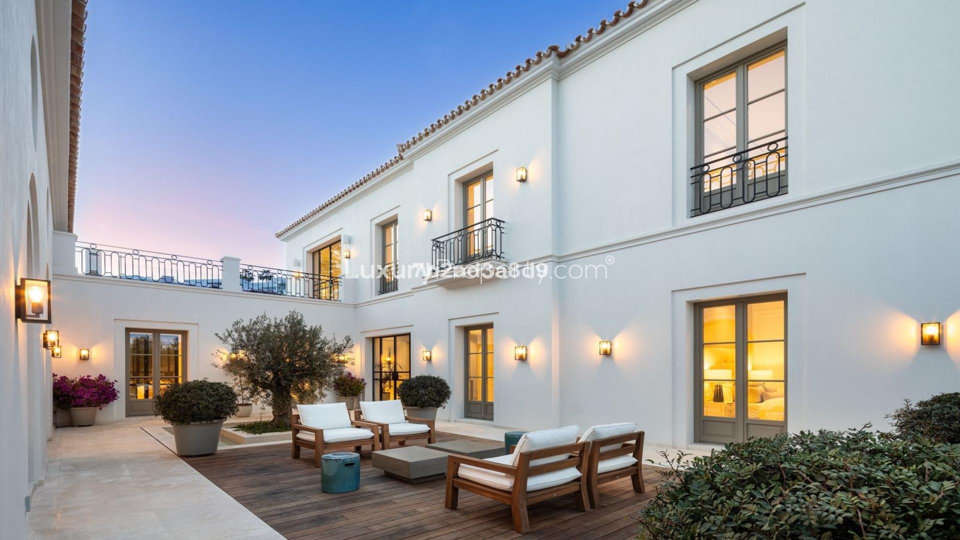Elegant French-style villa with pool in La Cerquilla, Marbella, for sale