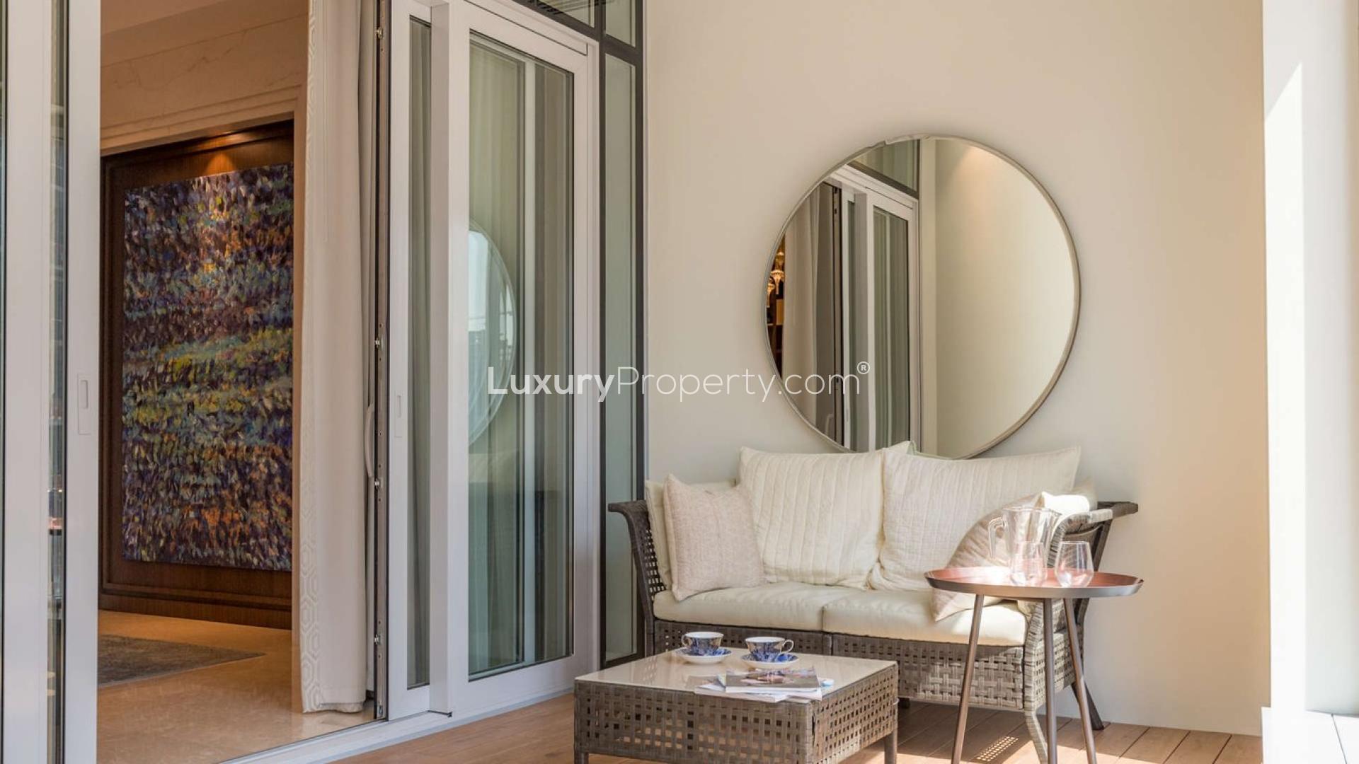 Contemporary kitchen and dining area in 4-bedroom villa, Imperial Avenue, Downtown Dubai