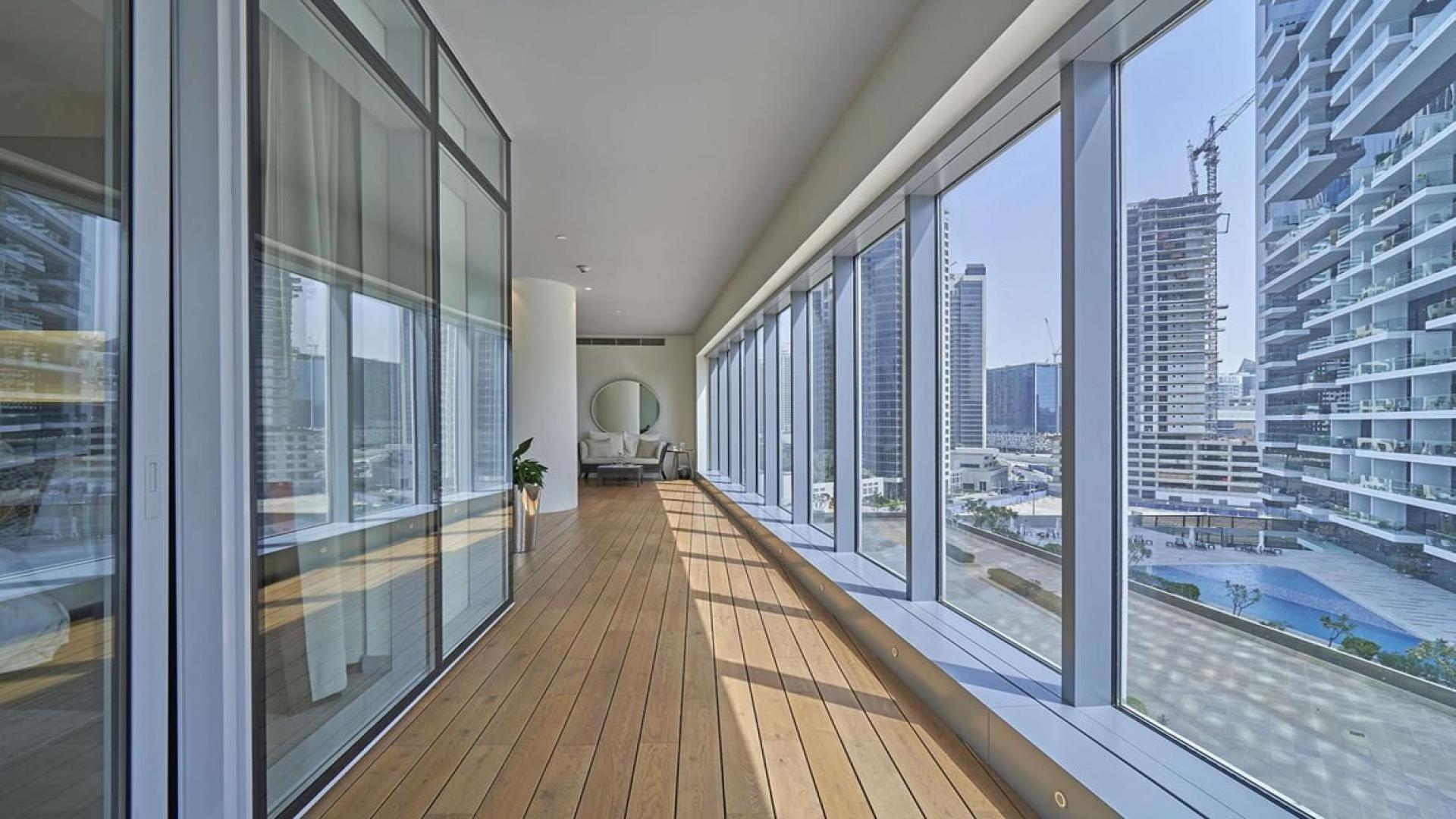 Penthouse view of Downtown Dubai skyline with Burj Khalifa, Imperial Avenue location