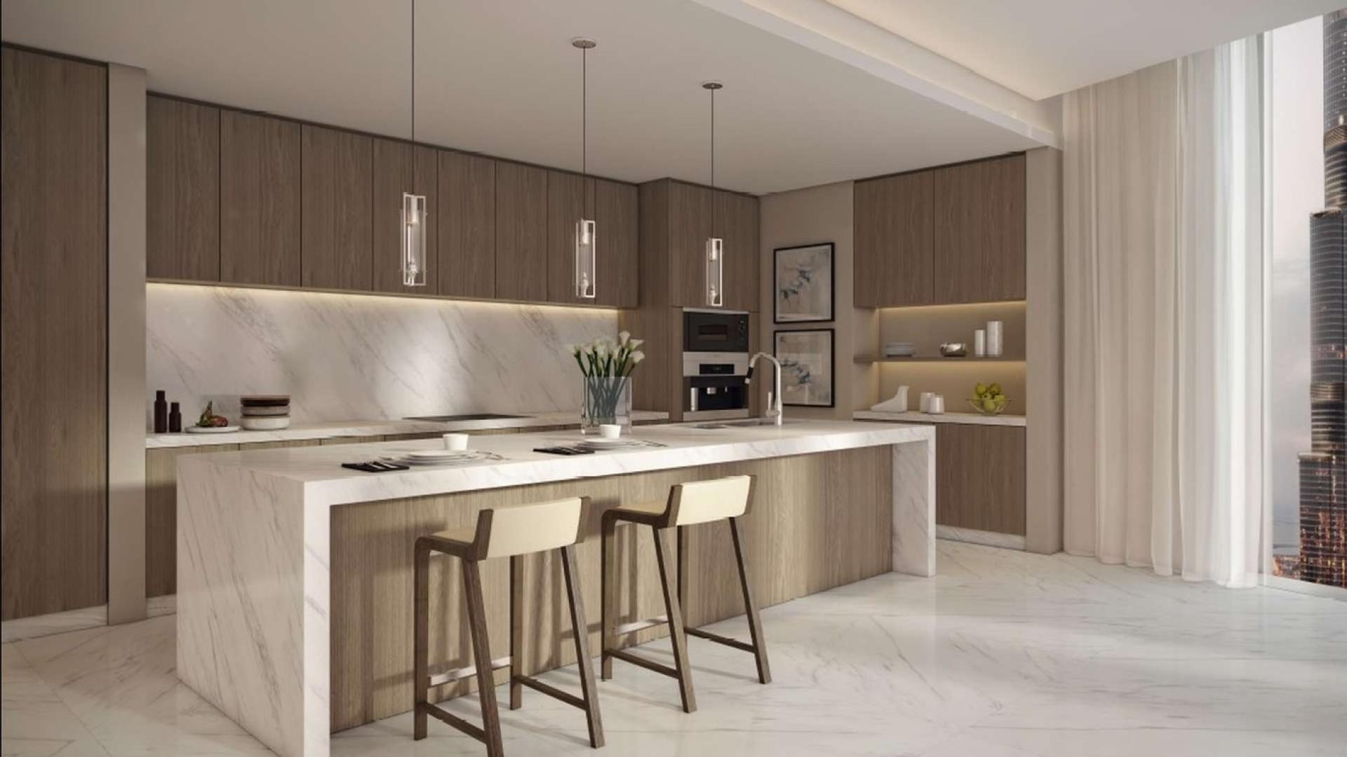 Downtown Dubai skyline with modern architecture in Opera District near luxury penthouse for sale