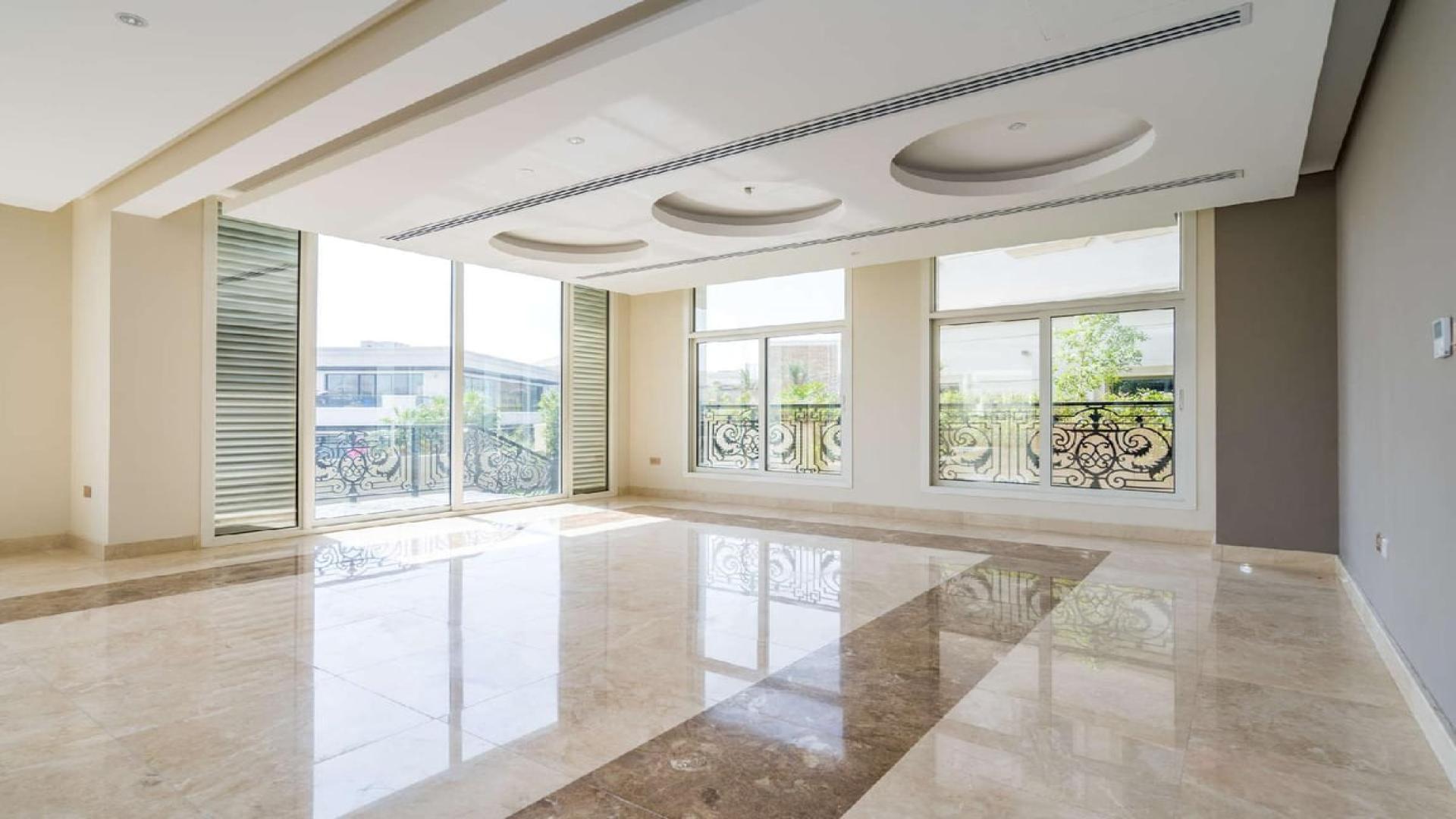 Luxurious 5-bedroom villa exterior in Wildflower, Jumeirah Golf Estates, available for rent