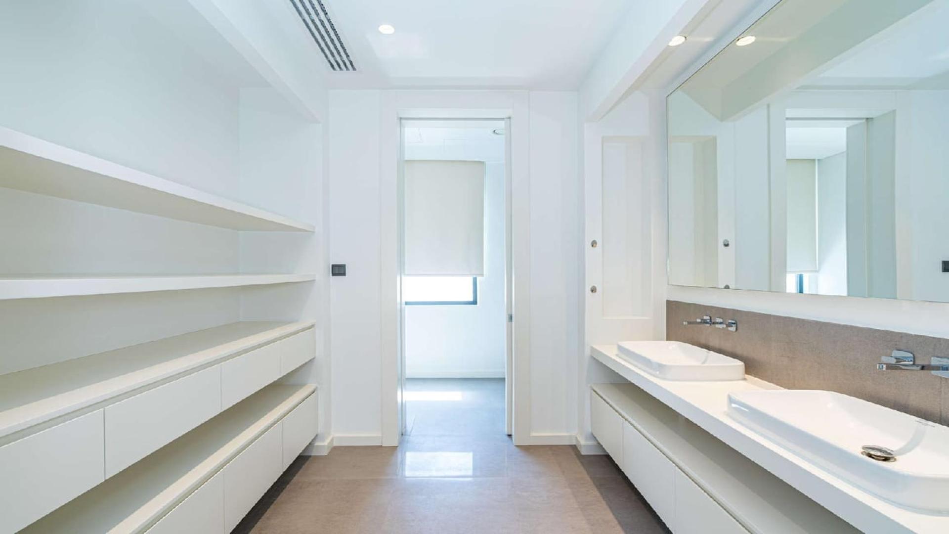 Exterior view of luxury 6-bedroom villa in Jumeirah Golf Estates, Dubai for sale