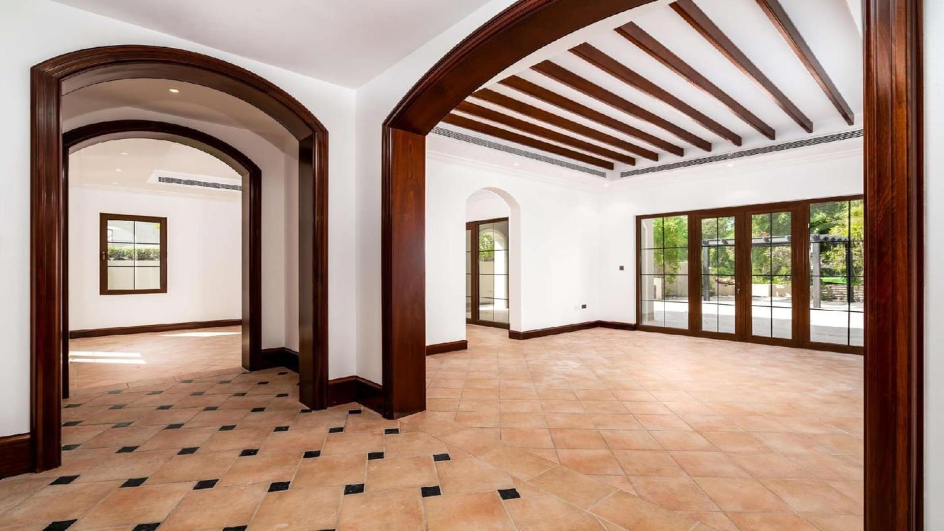 5-Bedroom Valencia Villa exterior in Lime Tree Valley, Jumeirah Golf Estates, for rent