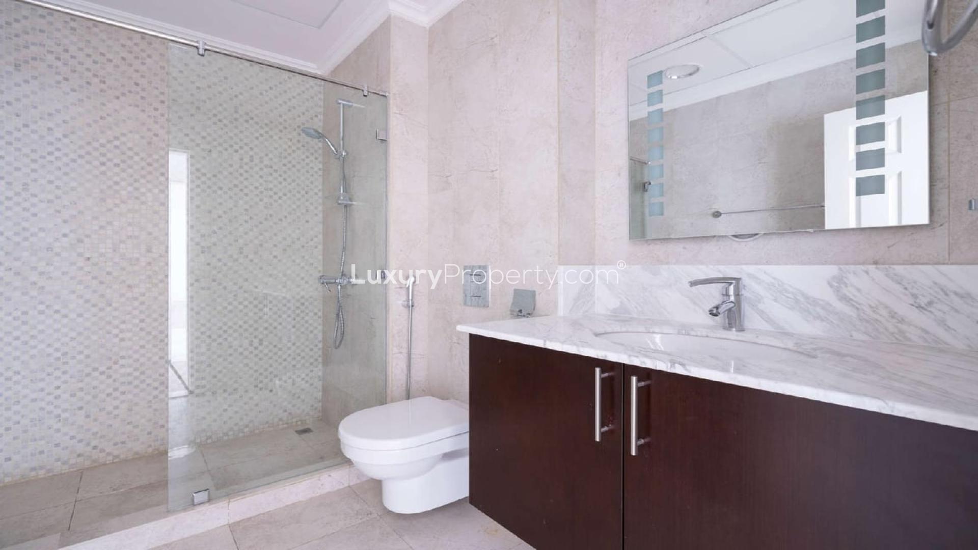 Exterior view of 5-bedroom Mirabella Villa in Sienna Lakes, Jumeirah Golf Estates