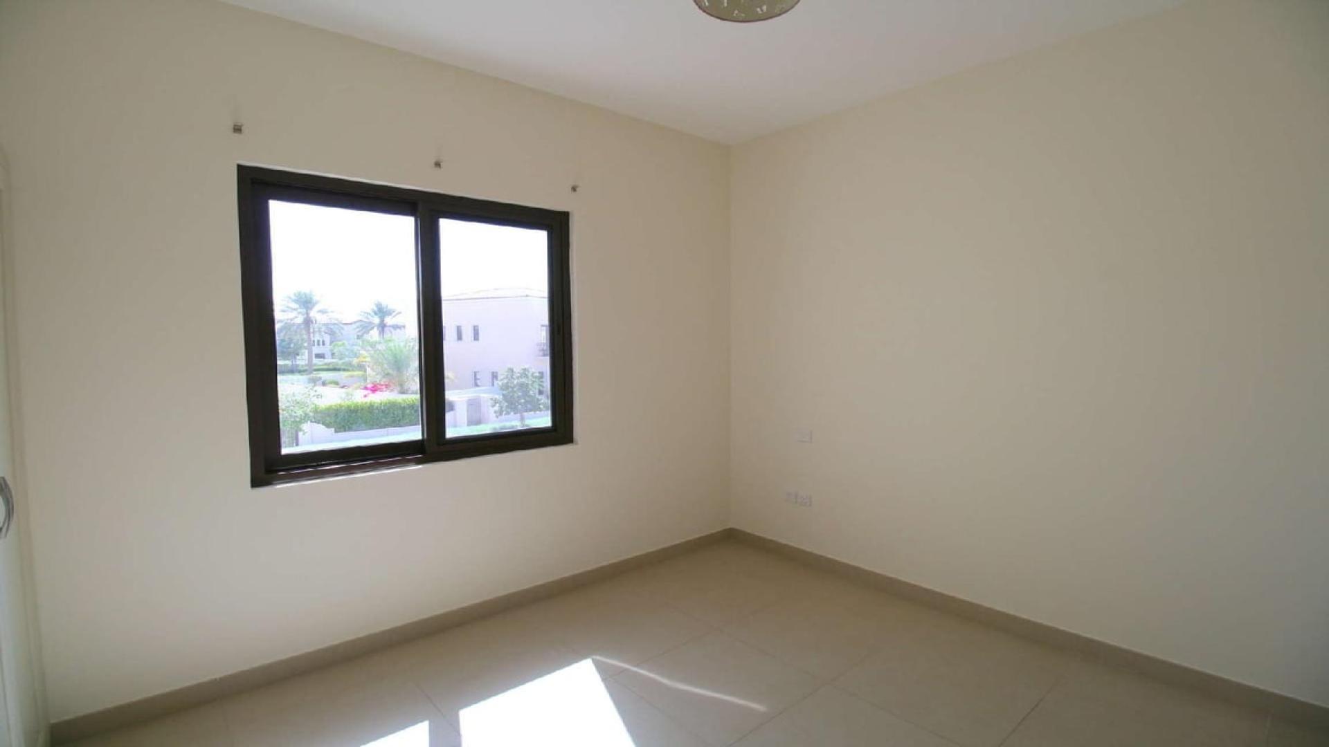 5-bedroom villa exterior with lawn in Lila, Arabian Ranches 2, for rent