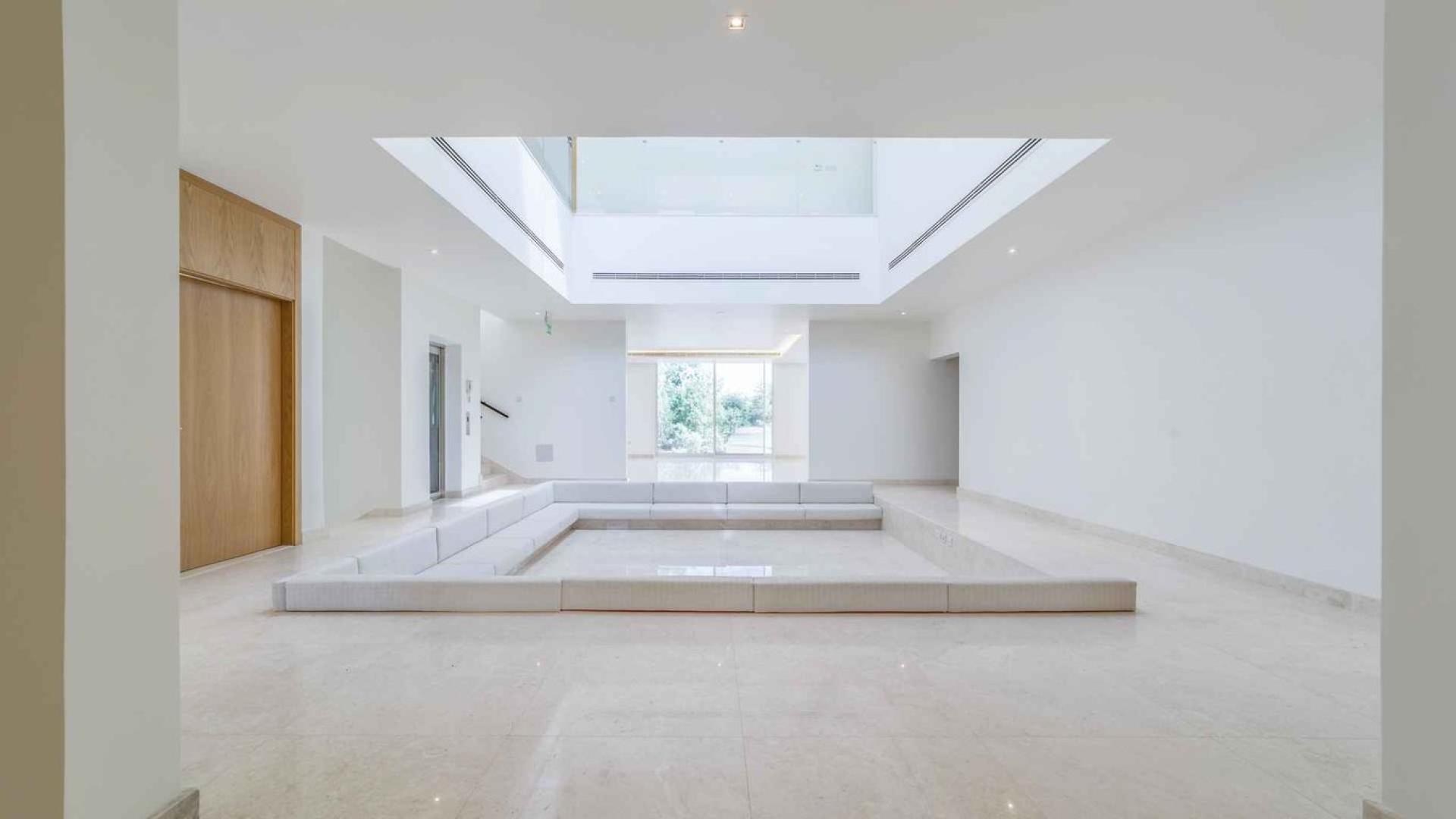 Spacious living area in modern 5-bedroom villa, Wildflower, Jumeirah Golf Estates