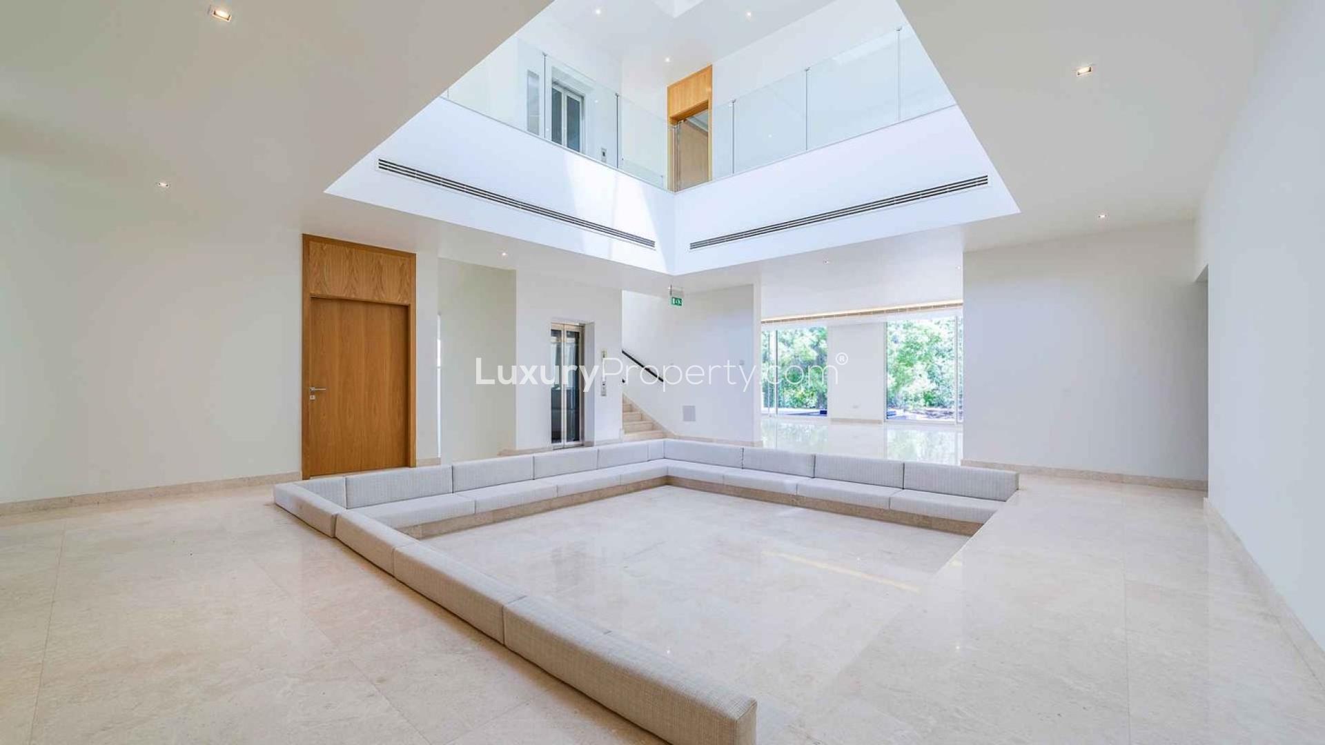 Spacious modern villa interior with open layout in Wildflower, Jumeirah Golf Estates