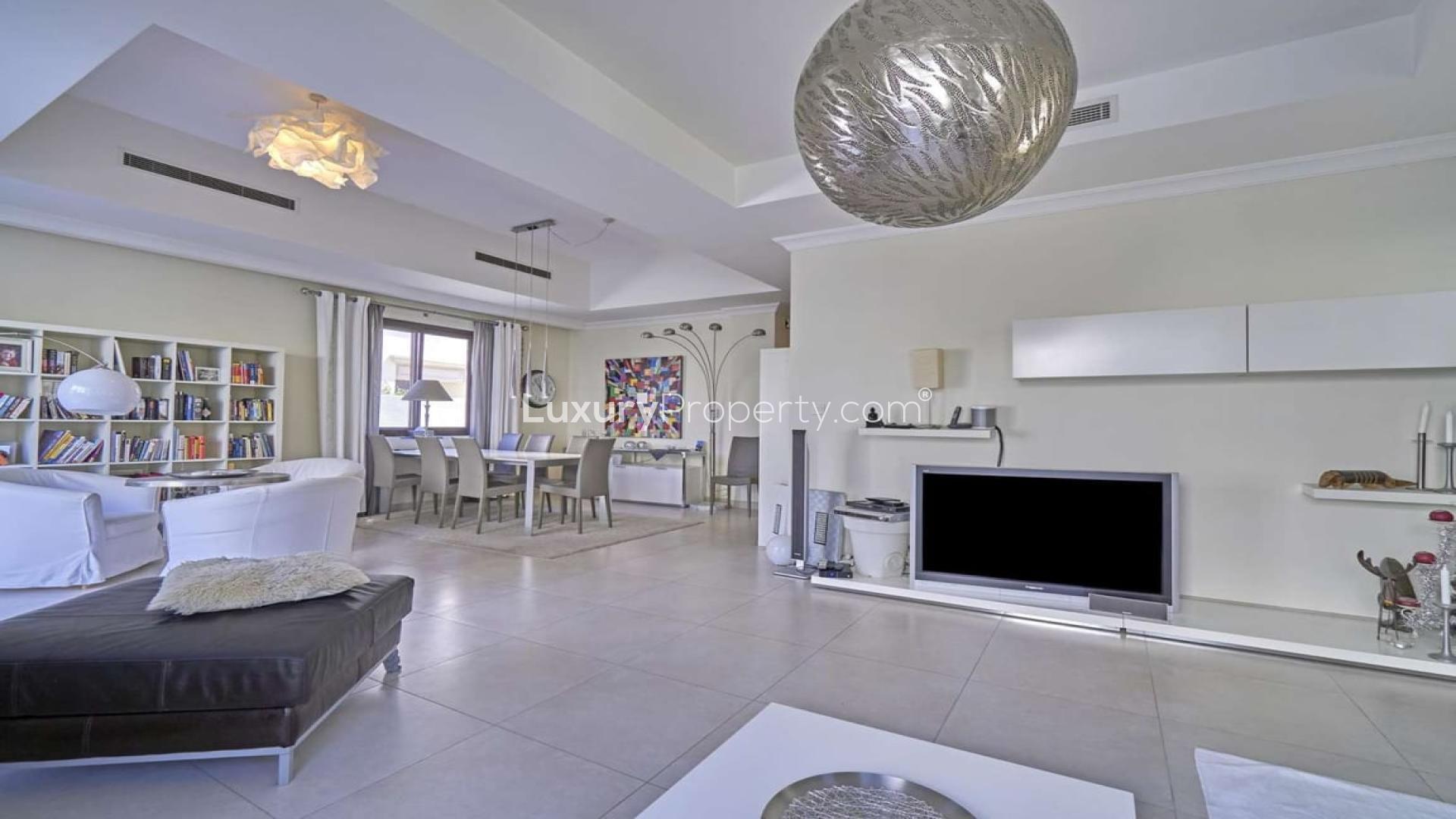 Five-bedroom villa exterior in Palma, Arabian Ranches 2, available for rent