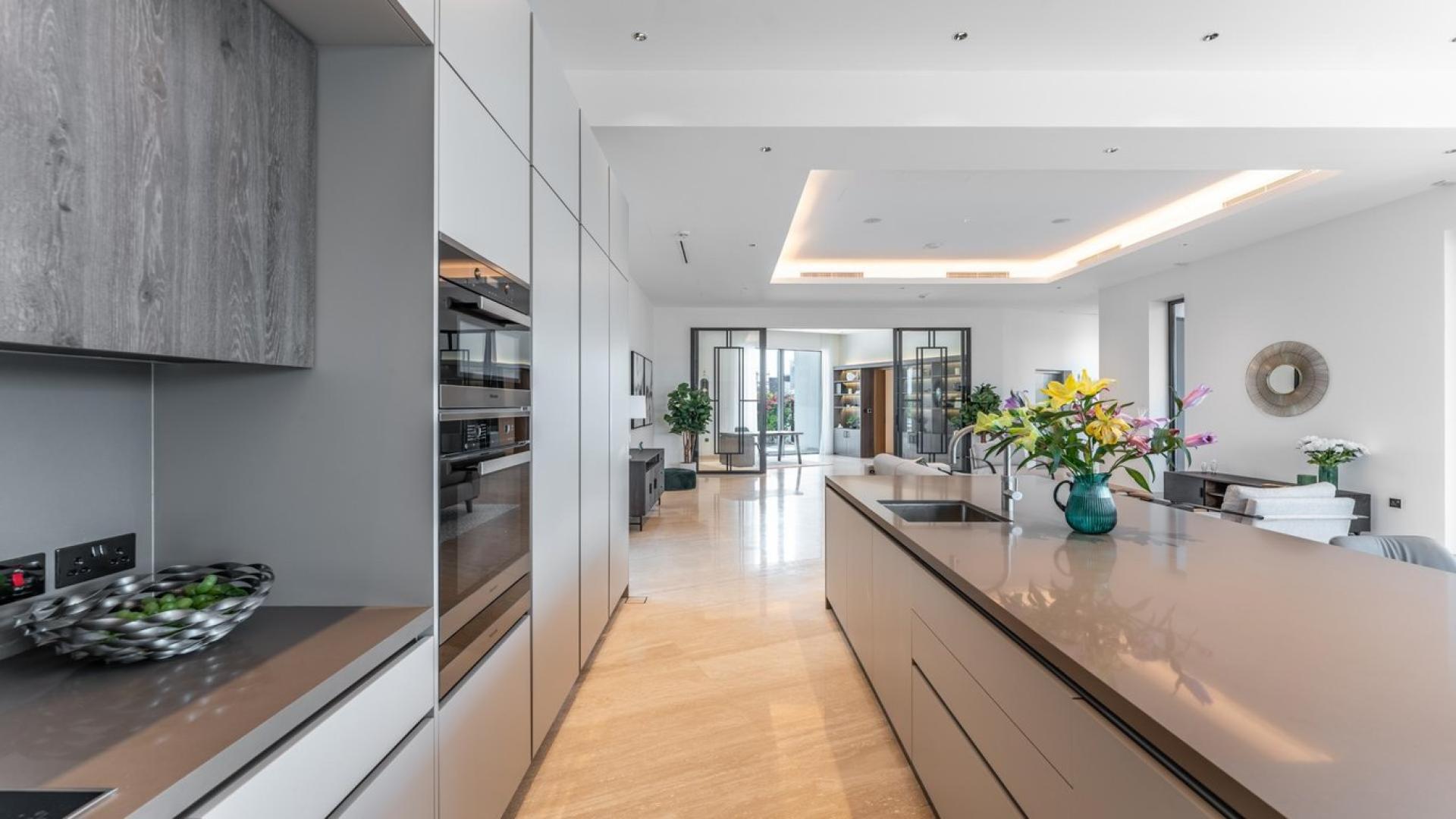 Luxurious living room in furnished villa, Parkway Vistas, Dubai Hills Estate, for rent