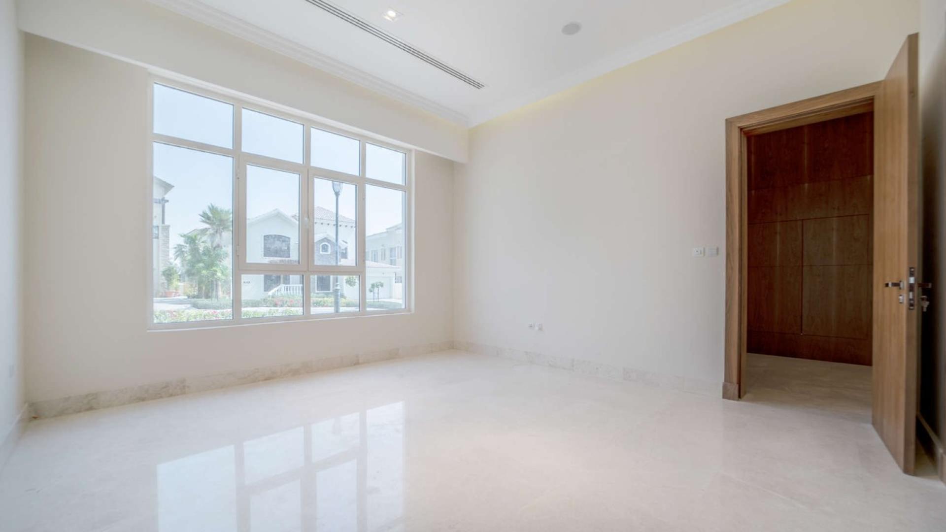 Modish 5-bedroom villa exterior in Jumeirah Golf Estates, Earth sub-community, for sale