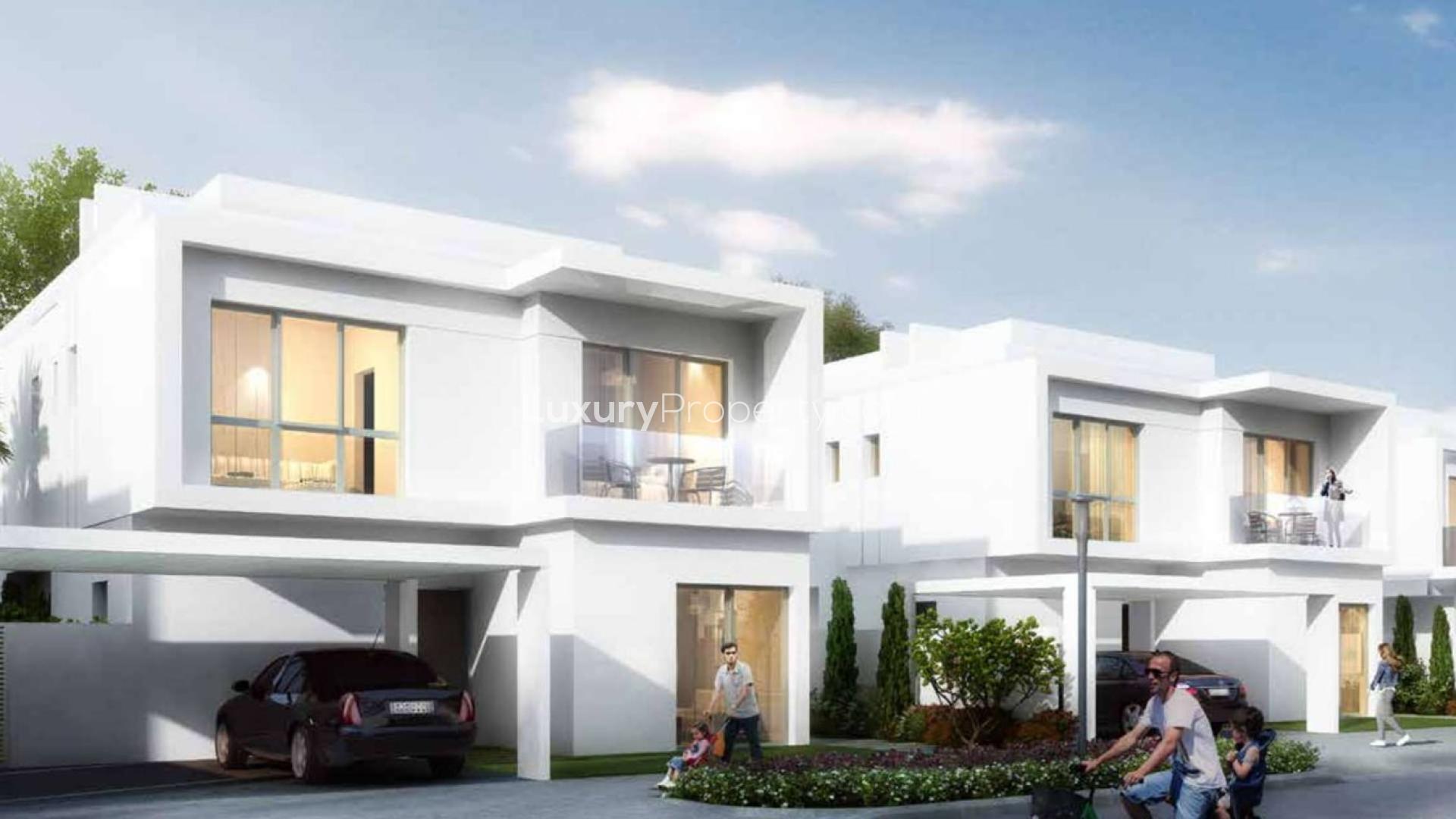 Elegant living room in 5-bed villa, Arabella 3, Mudon, Dubailand, for sale