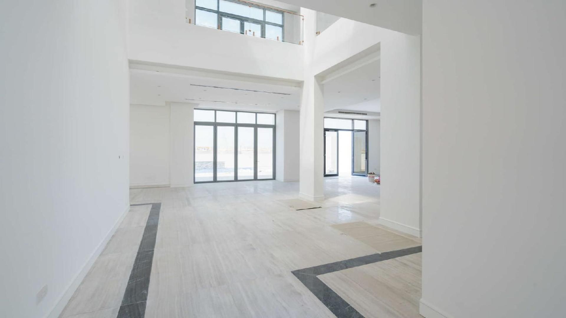 Spacious interior of luxury villa in Parkway Vistas, Dubai Hills Estate, with large windows