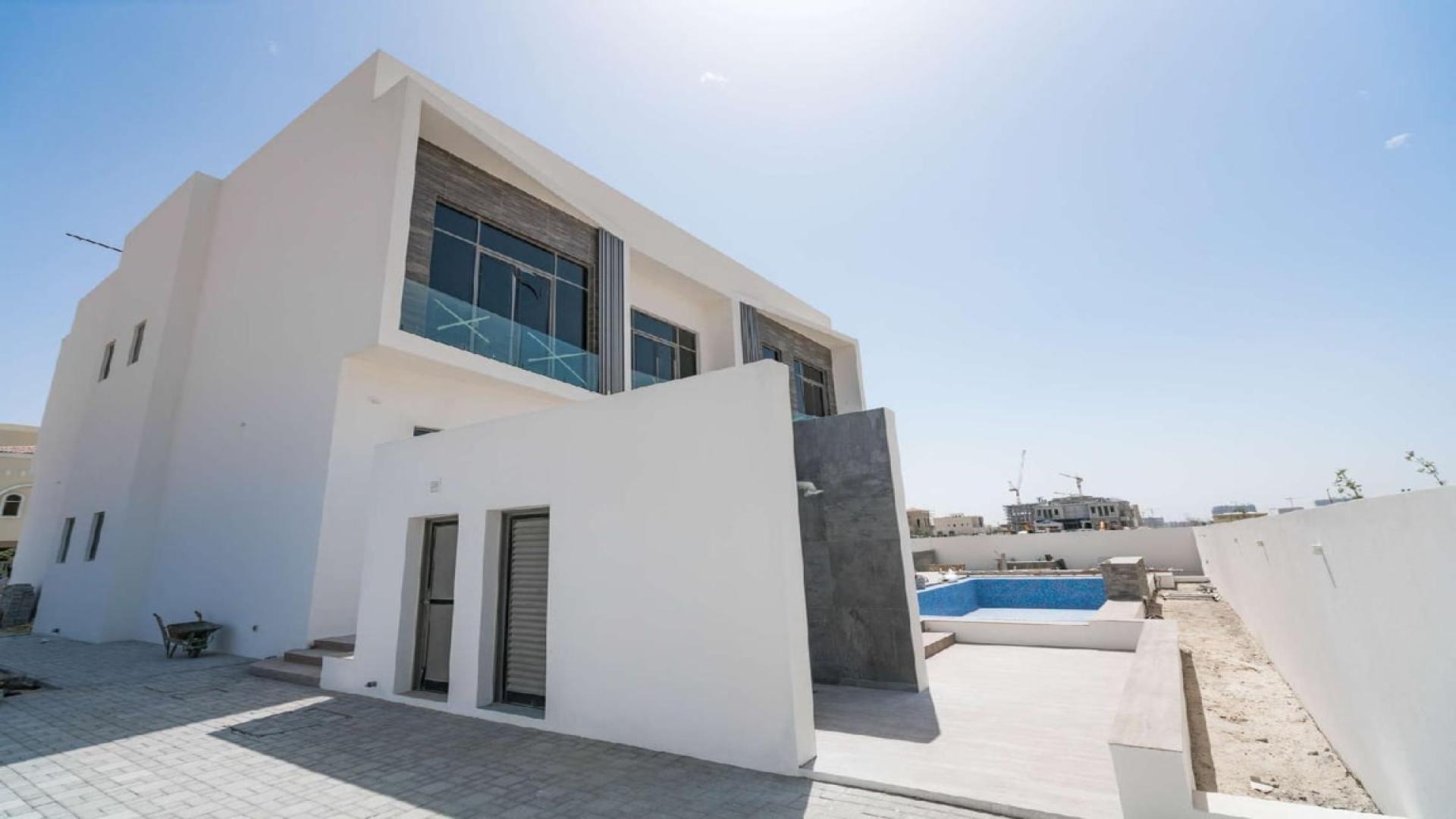 Luxurious 5-bedroom villa exterior in Parkway Vistas, Dubai Hills Estate, for sale