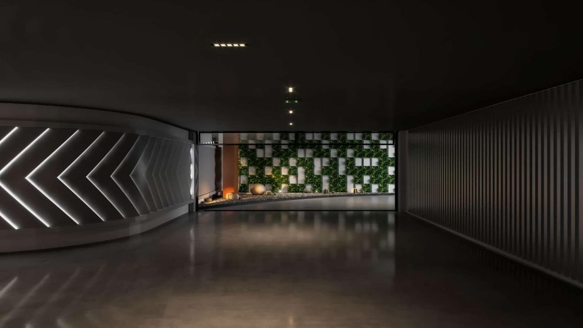 Modern Palm Jumeirah villa with pool, lush garden, and contemporary architecture for sale