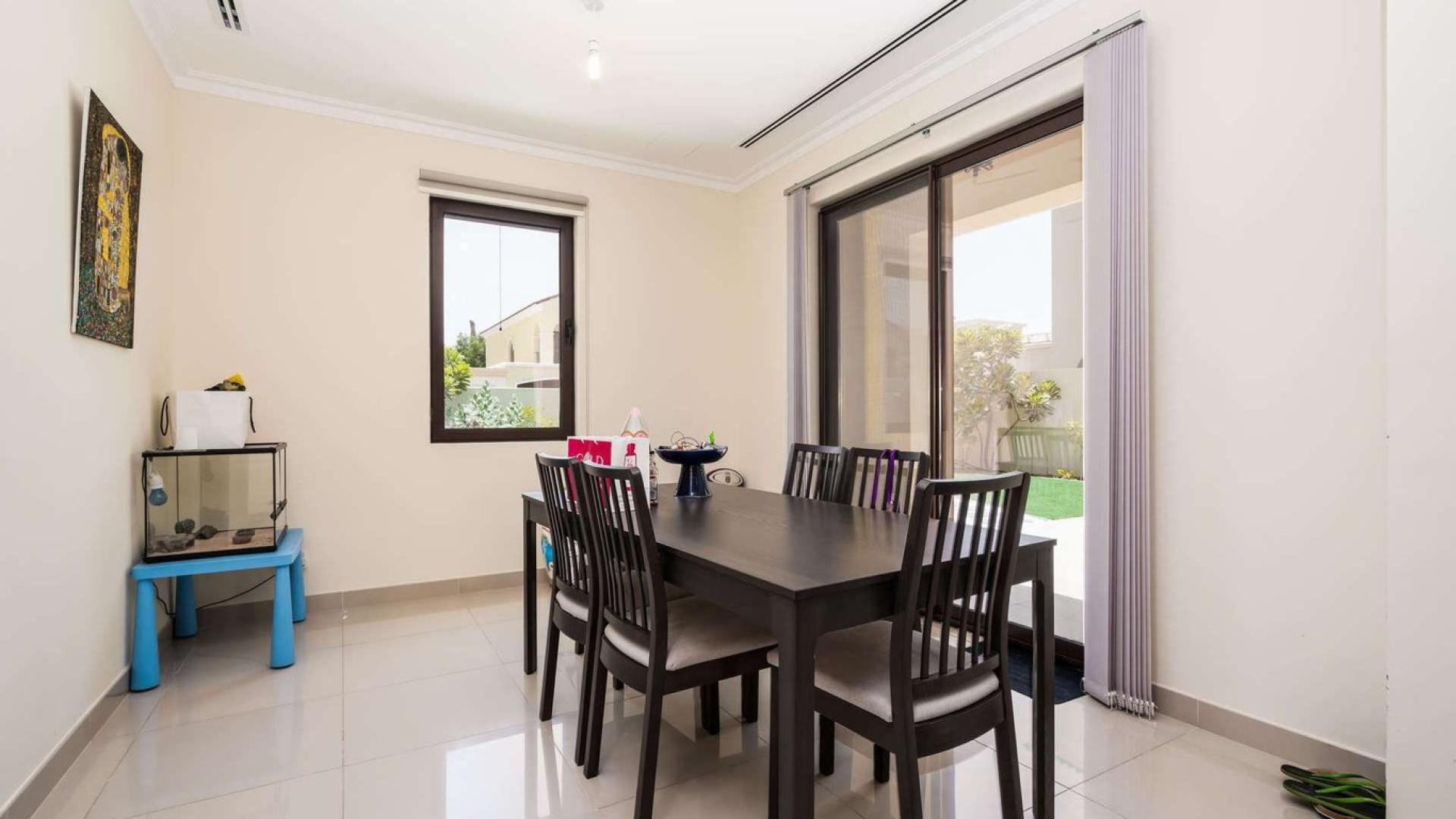 Five-bedroom villa exterior in Samara, Arabian Ranches 2, with driveway and porch