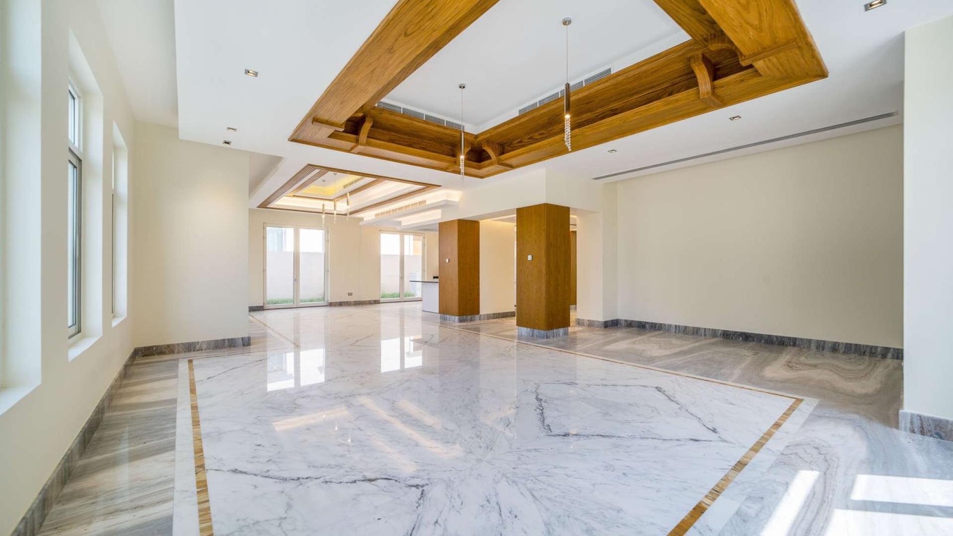 Modern 5-bedroom villa with private pool in Wildflower, Jumeirah Golf Estates, front view