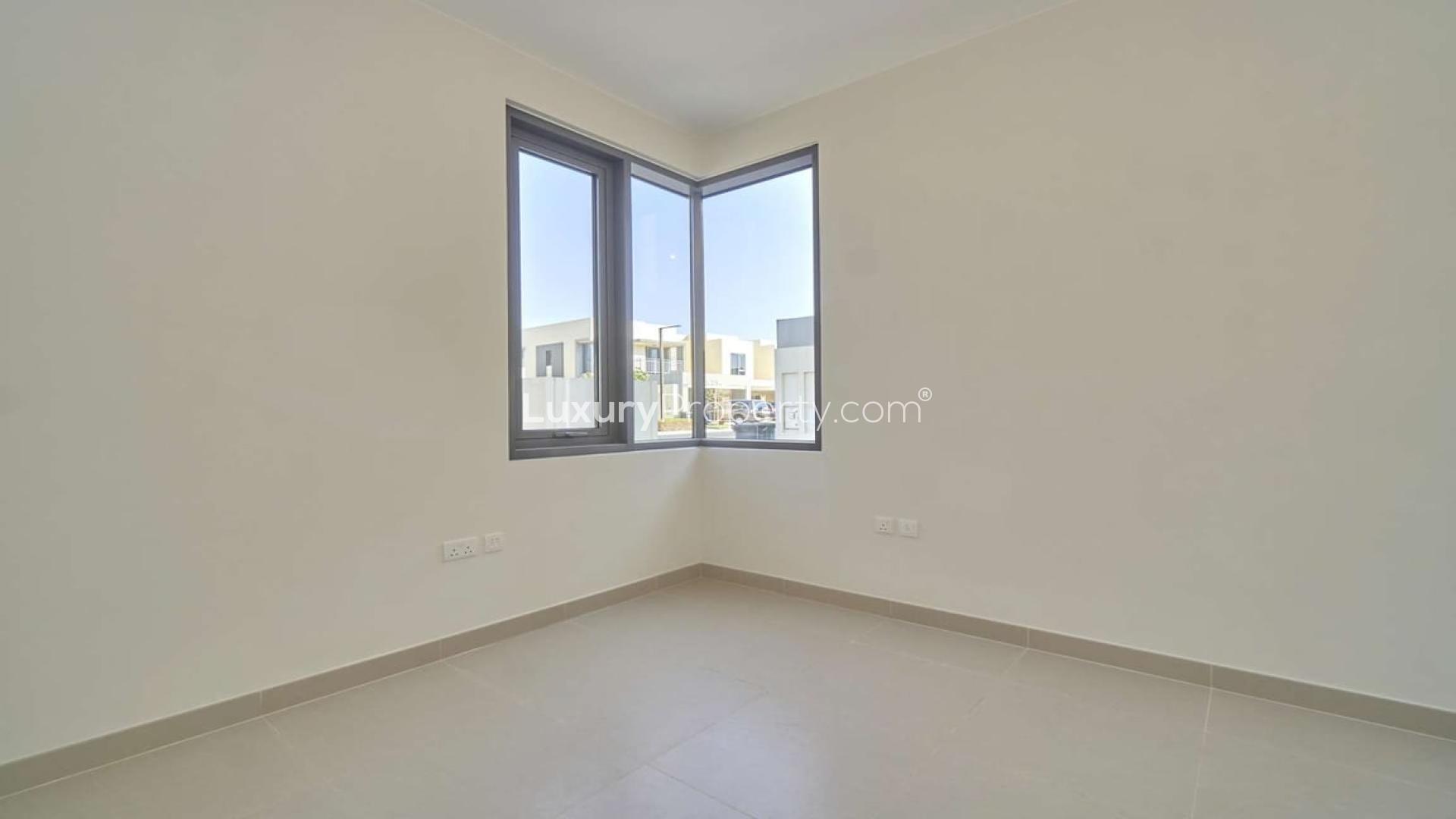 5-bedroom villa exterior in Maple, Dubai Hills Estate, modern design, for sale