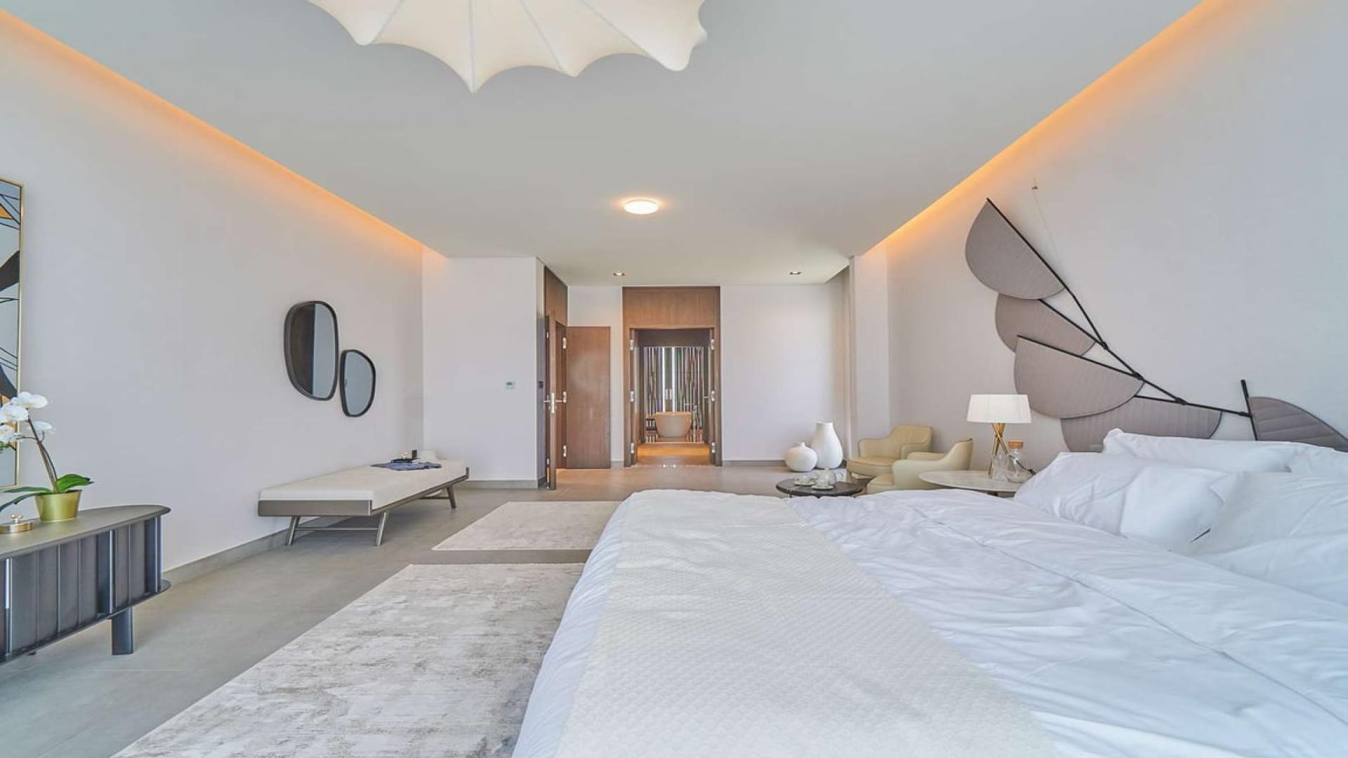 Modern corner villa exterior in Dubai Hills Estate, Golf Place, for sale, 5 bedrooms