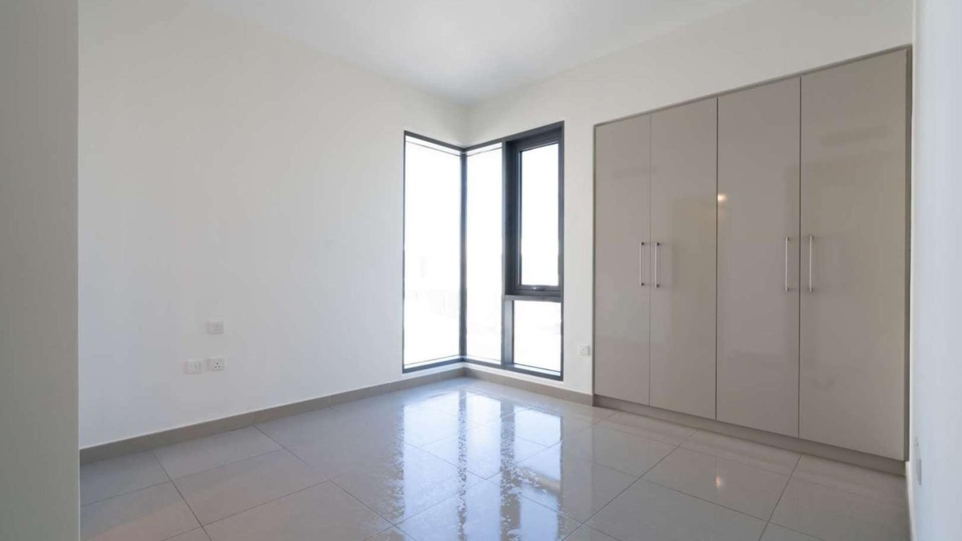 Empty bedroom with built-in wardrobe in Maple 2 villa, Dubai Hills Estate, for sale