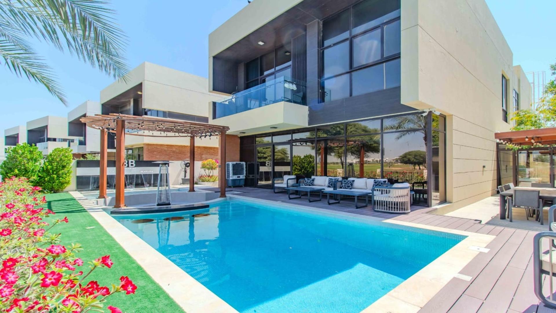 Luxury villa with private pool and garden in Flora, Damac Hills