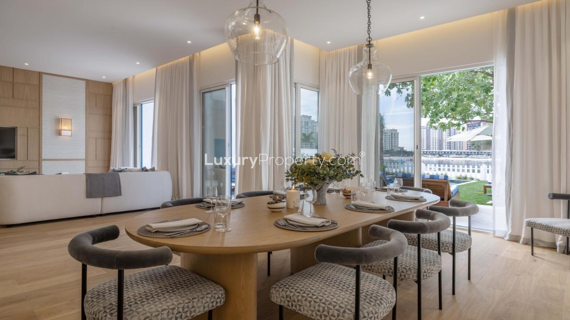 Luxurious 5-bedroom beach villa with pool in Palma Residences, Palm Jumeirah for sale