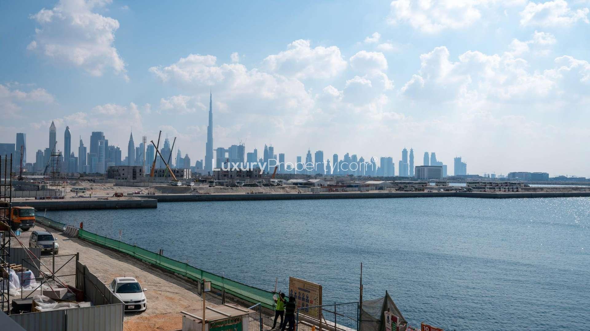 Skyline view from La Voile, Jumeirah luxury 5-bedroom duplex apartment for sale