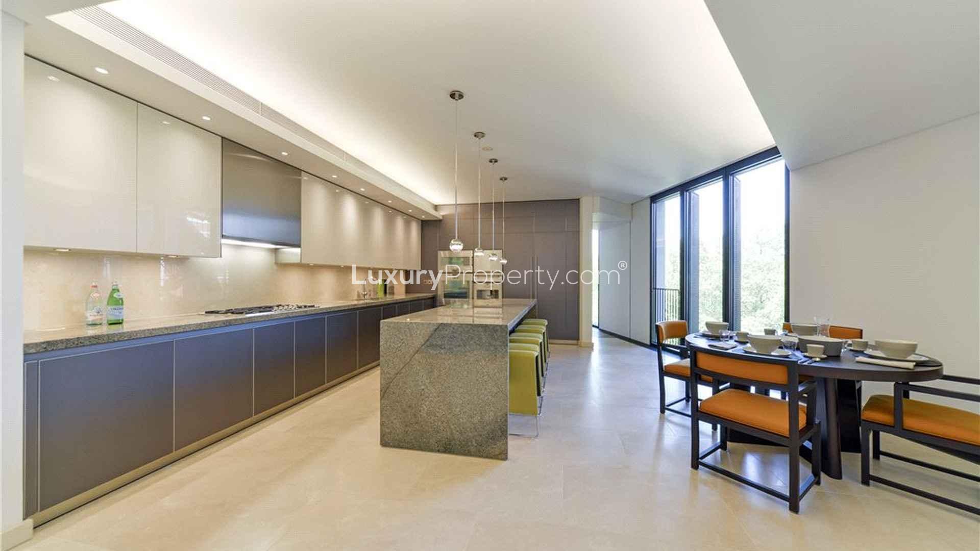 Balcony view from luxury 5-bedroom apartment at One Hyde Park, Knightsbridge, London