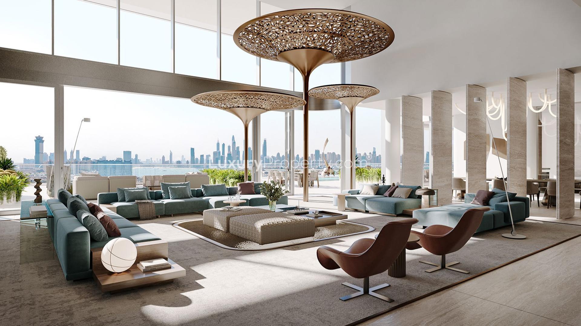 Luxurious penthouse with pools and ocean view at ORLA Dorchester Collection, Palm Jumeirah