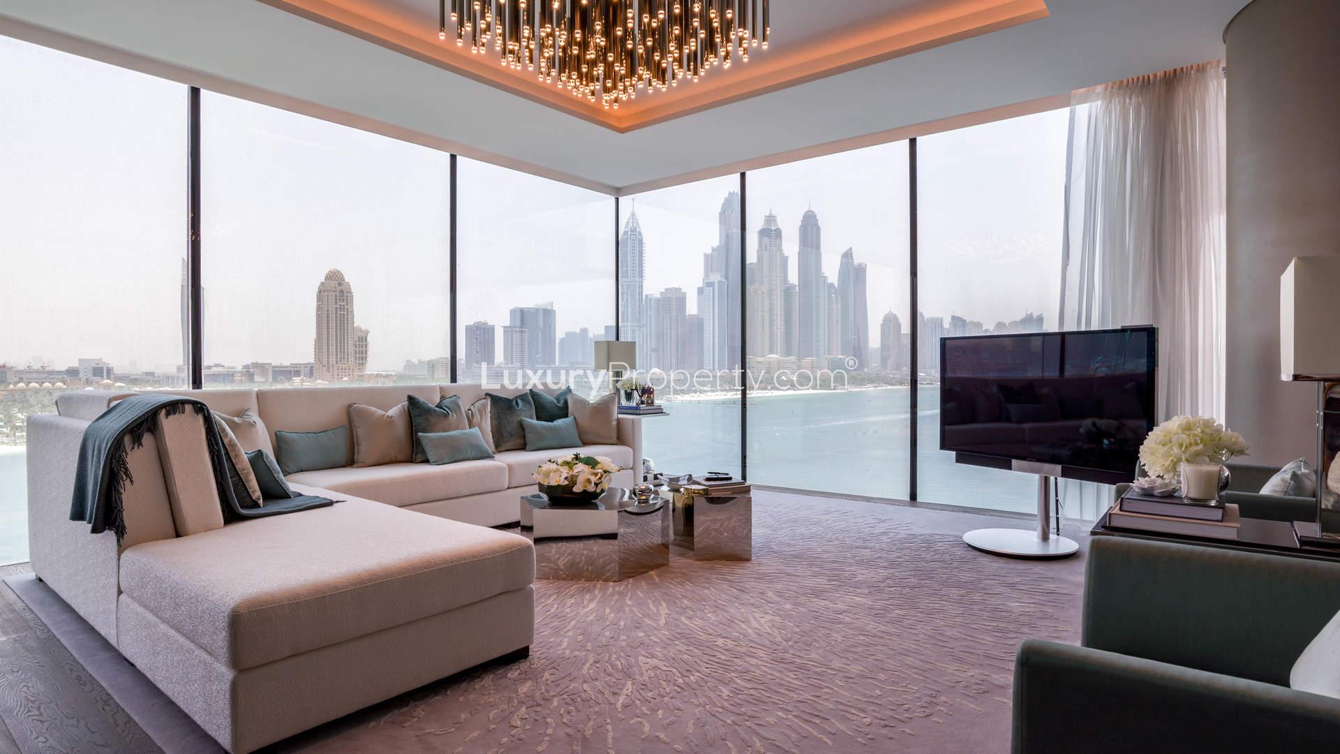 Luxurious walk-in closet in penthouse at One Palm, Palm Jumeirah, Dubai